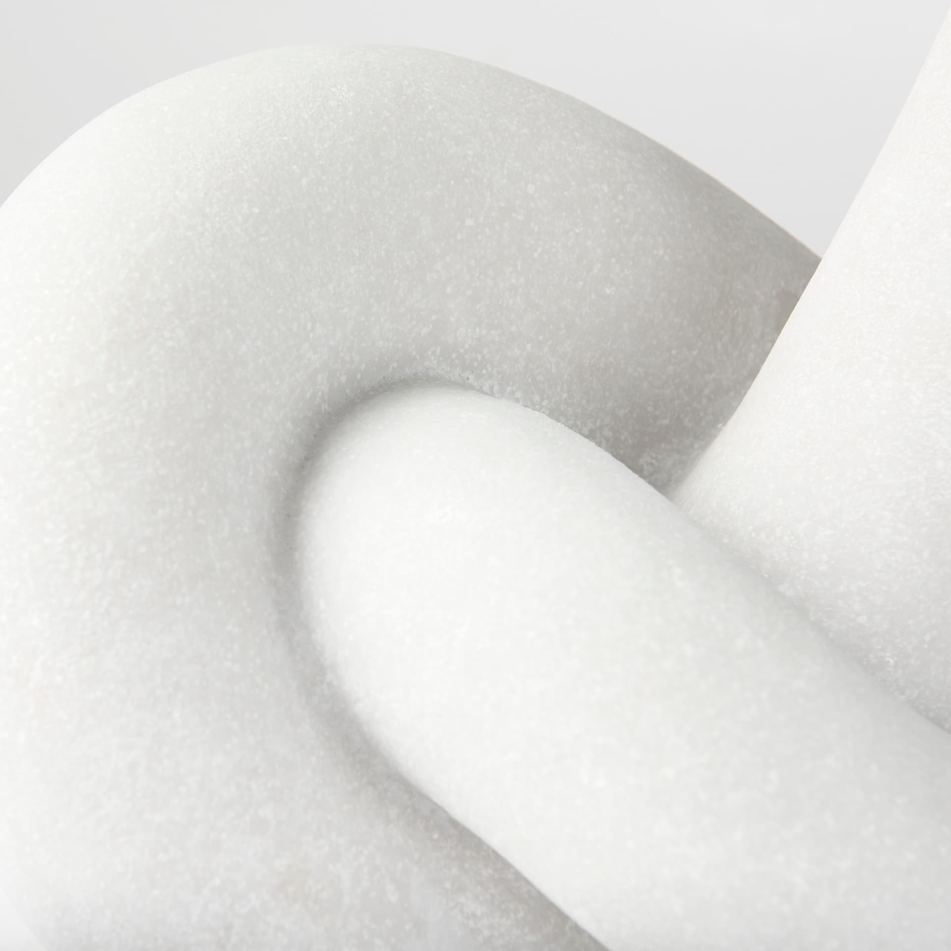 Otto Granite Resin Large Knot Sculpture Decorative Object — product photograph