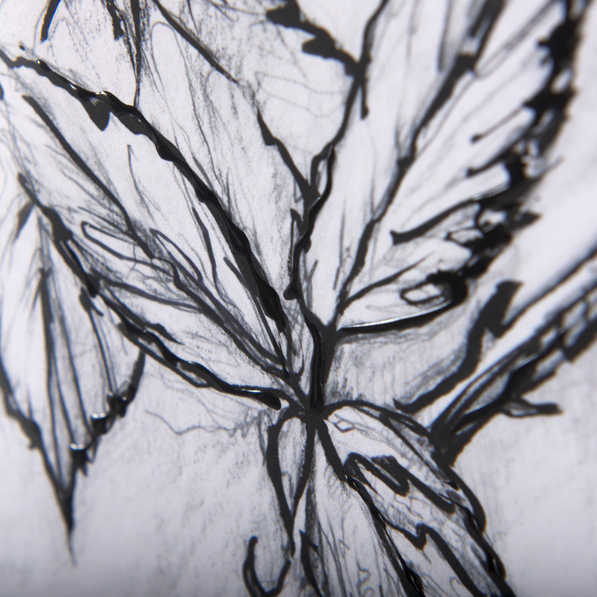 WildBerry Collection Blackberry Mercana Studio Hand Embellished Framed Art Print Matted under Glass — product photograph