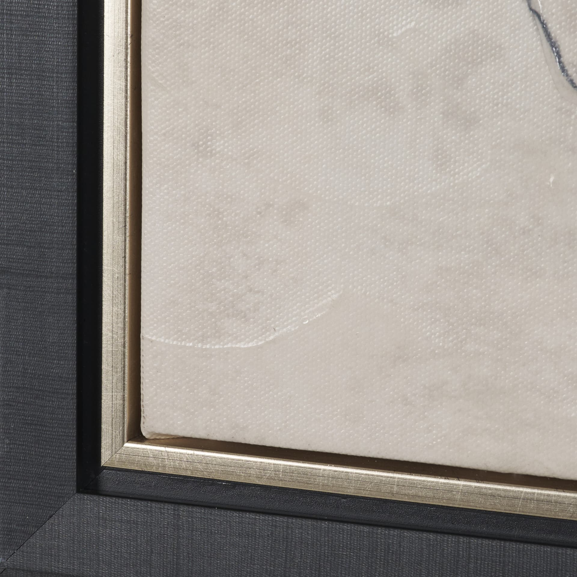 Ginkgo Shadows I by Mercana Studio Hand-Embellished Textured Framed Canvas Artwork — product photograph