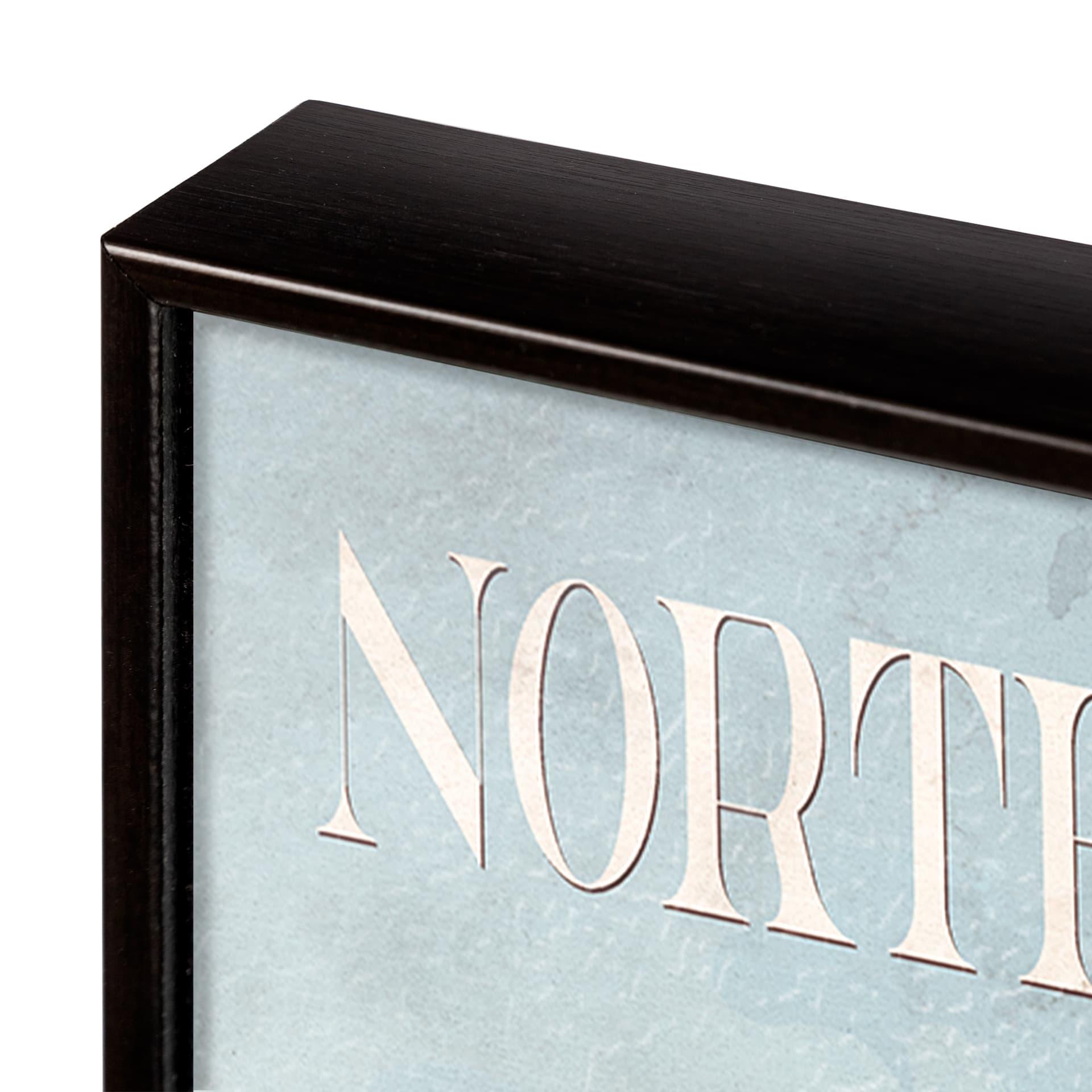 North Carolina by Mercana Studio a Hand Embellished Textured Framed Art Print — product photograph