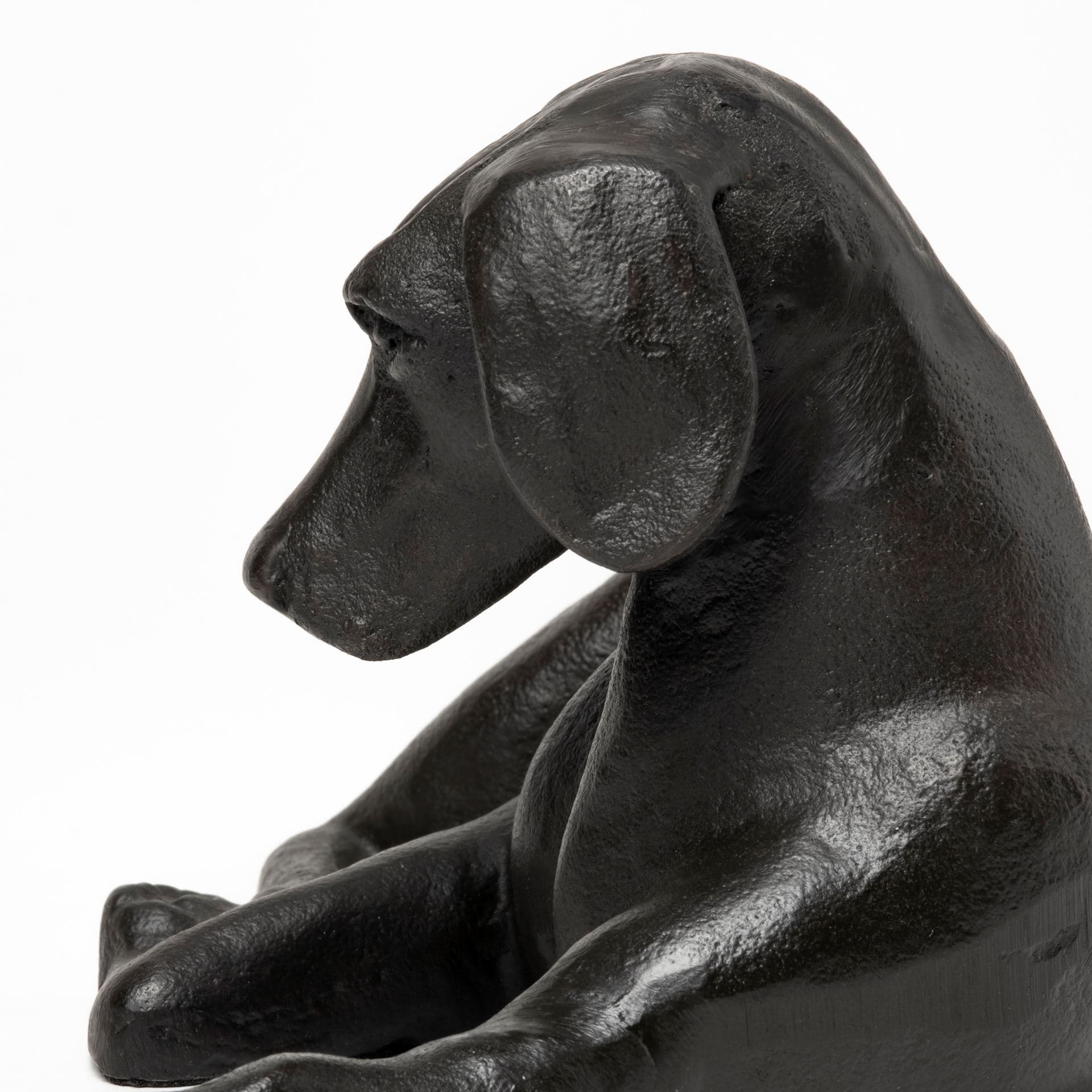 Czar 11L x 7W Black Metal Labrador Retriever — product photograph