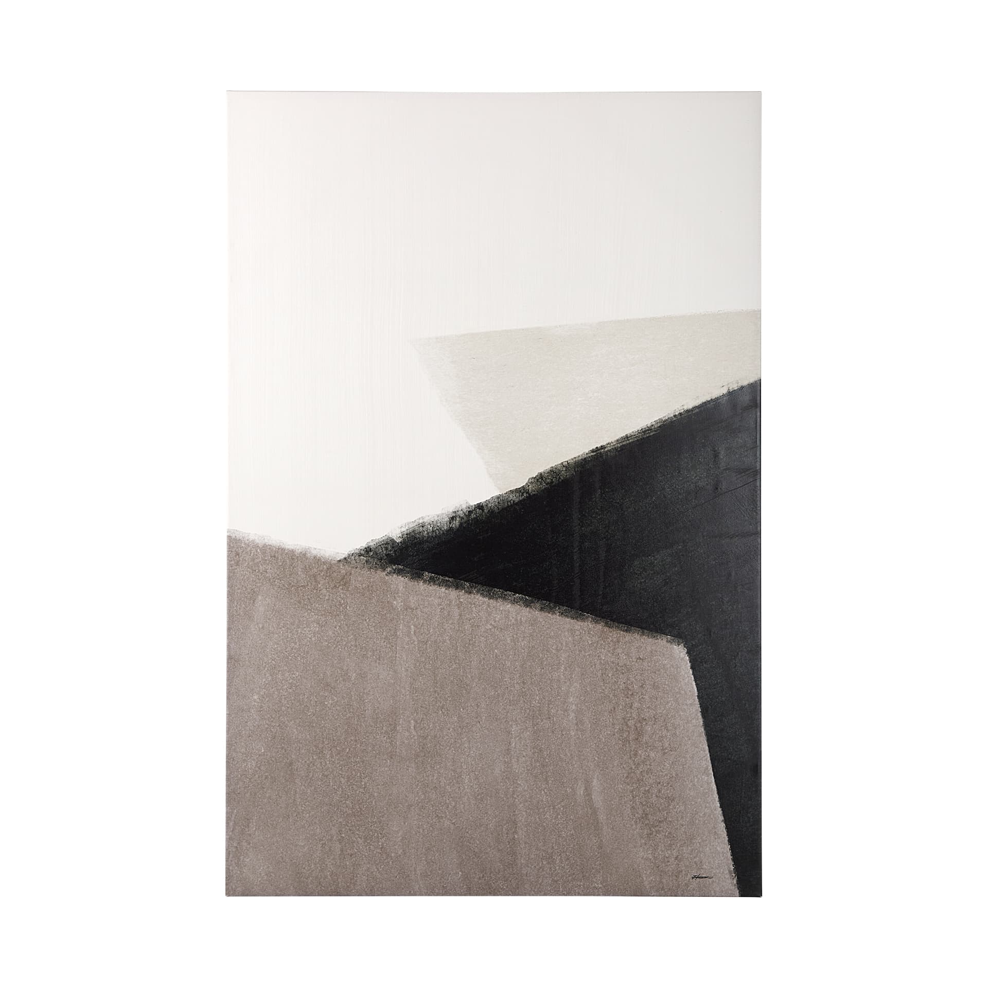 Pages II by Mercana Studio a Hand Embellished Textured Canvas — product photograph
