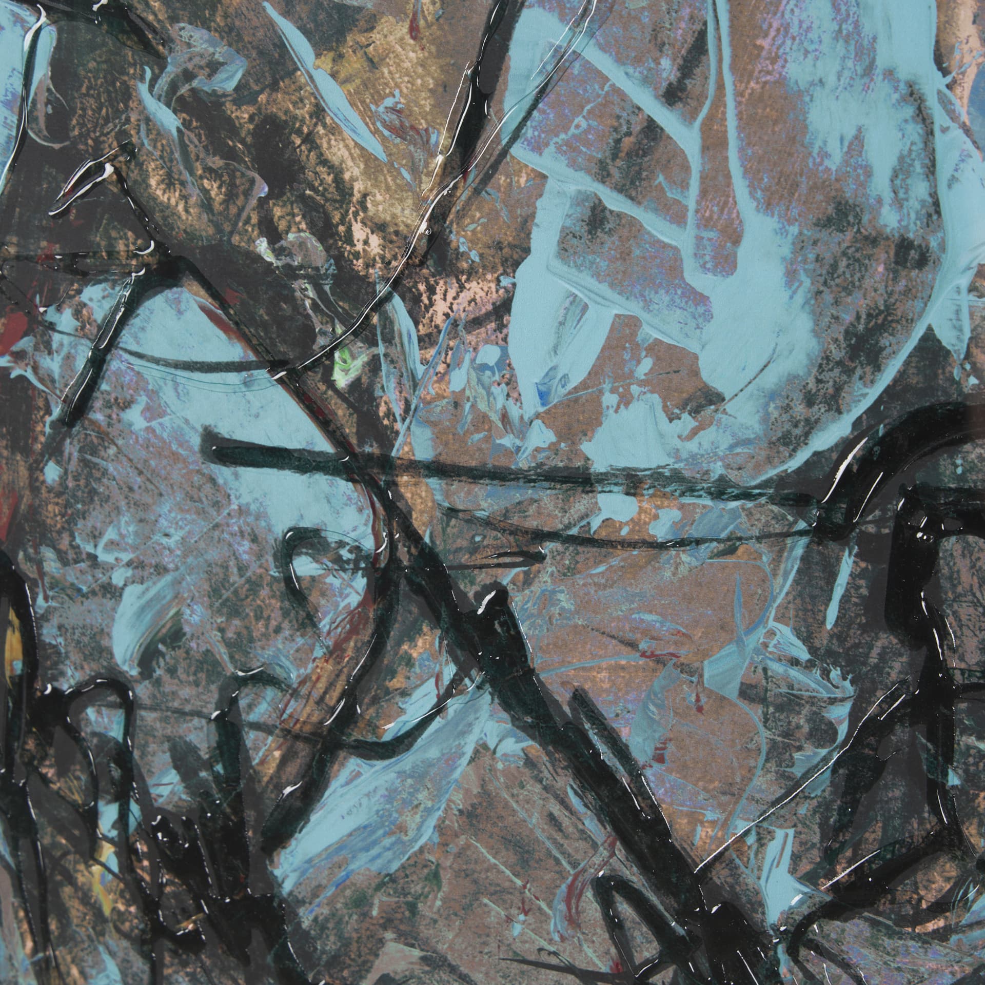 Passtime IV by Mercana Studio a Hand Embelished Textured Framed Art Print Matted under Glass — product photograph