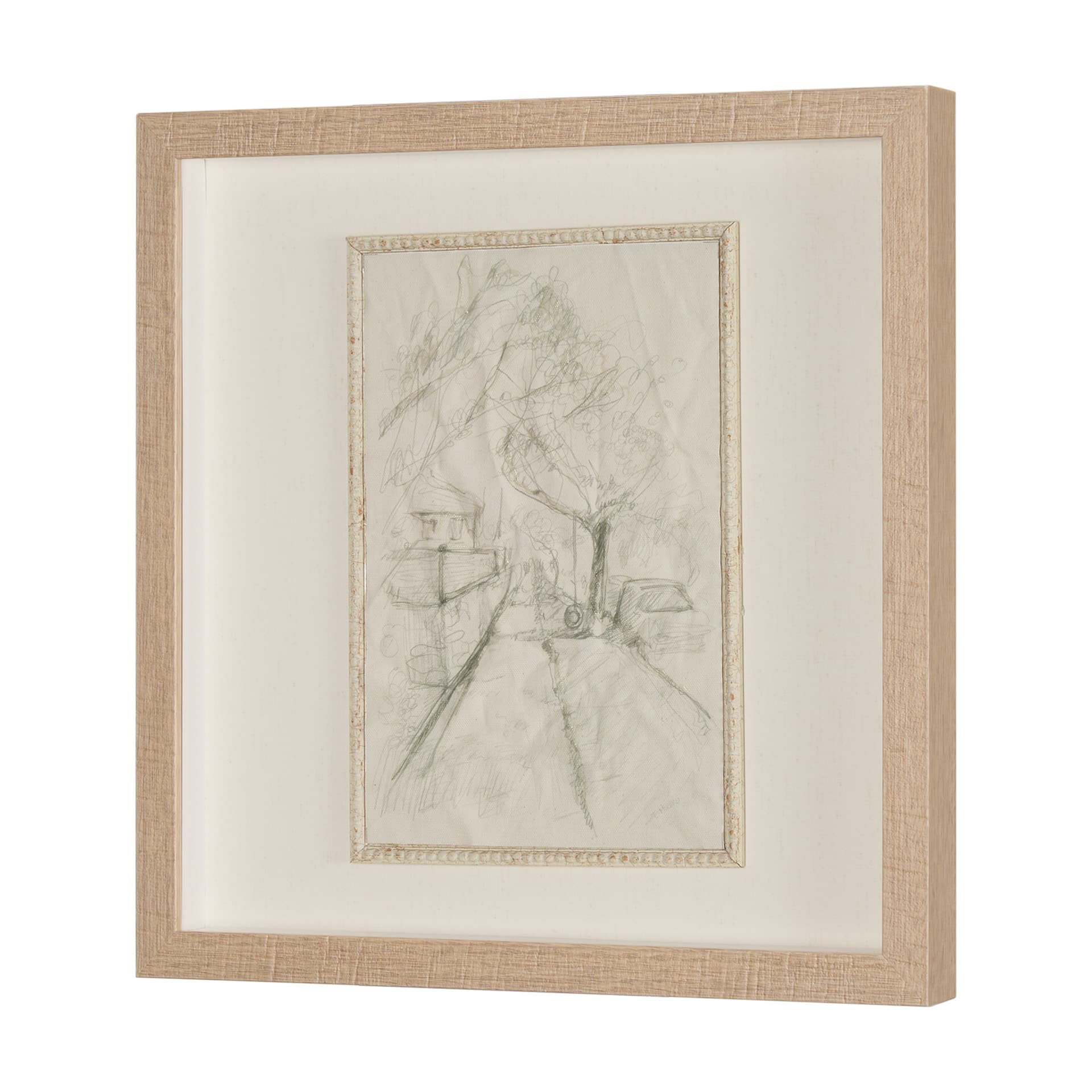 Sketch Collection (Set of 9) by Mercana Studio a Hand Embellished Framed Art Print Matted under Glas — product photograph