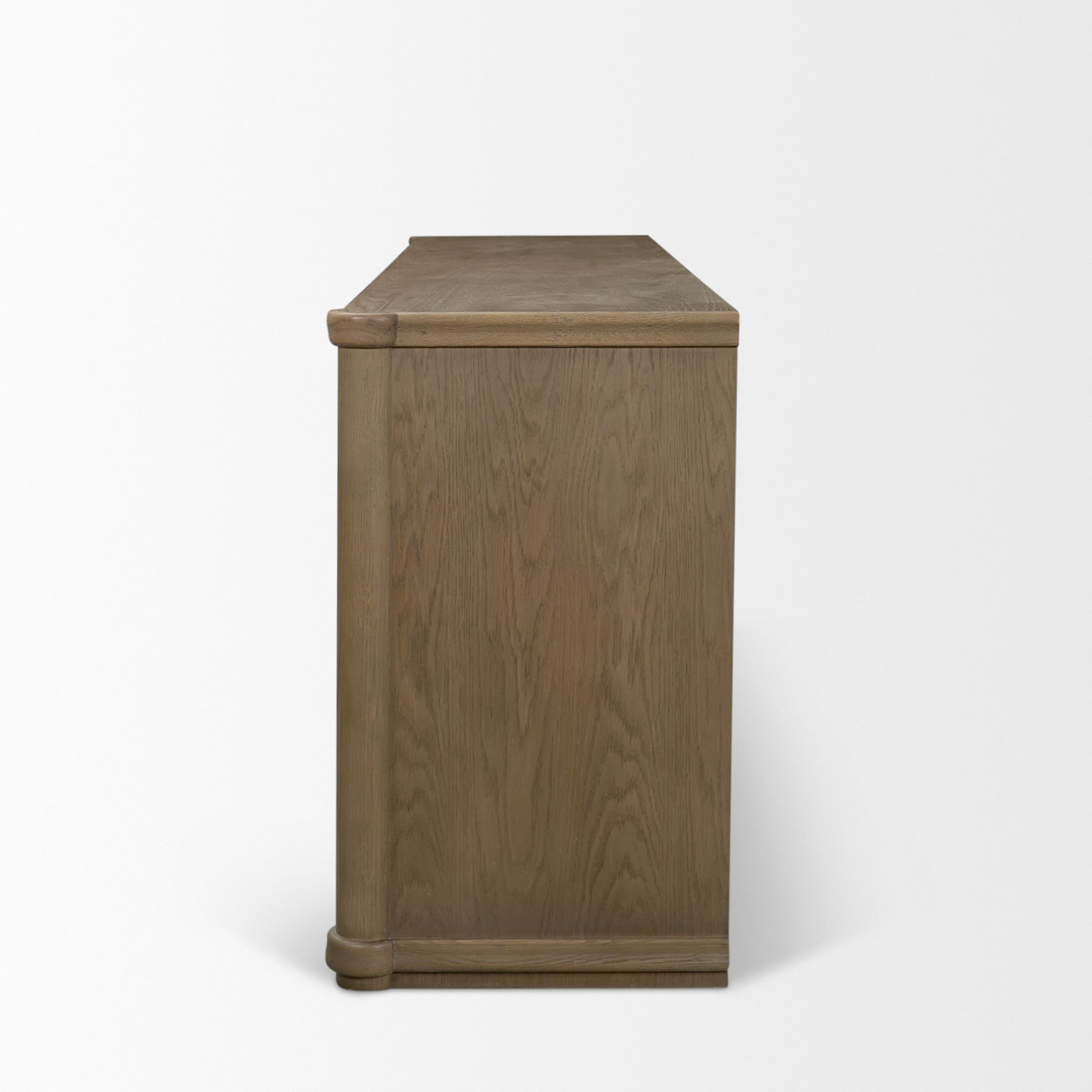 Alden Medium Brown Wood 4-Door Closed Sideboard — product photograph