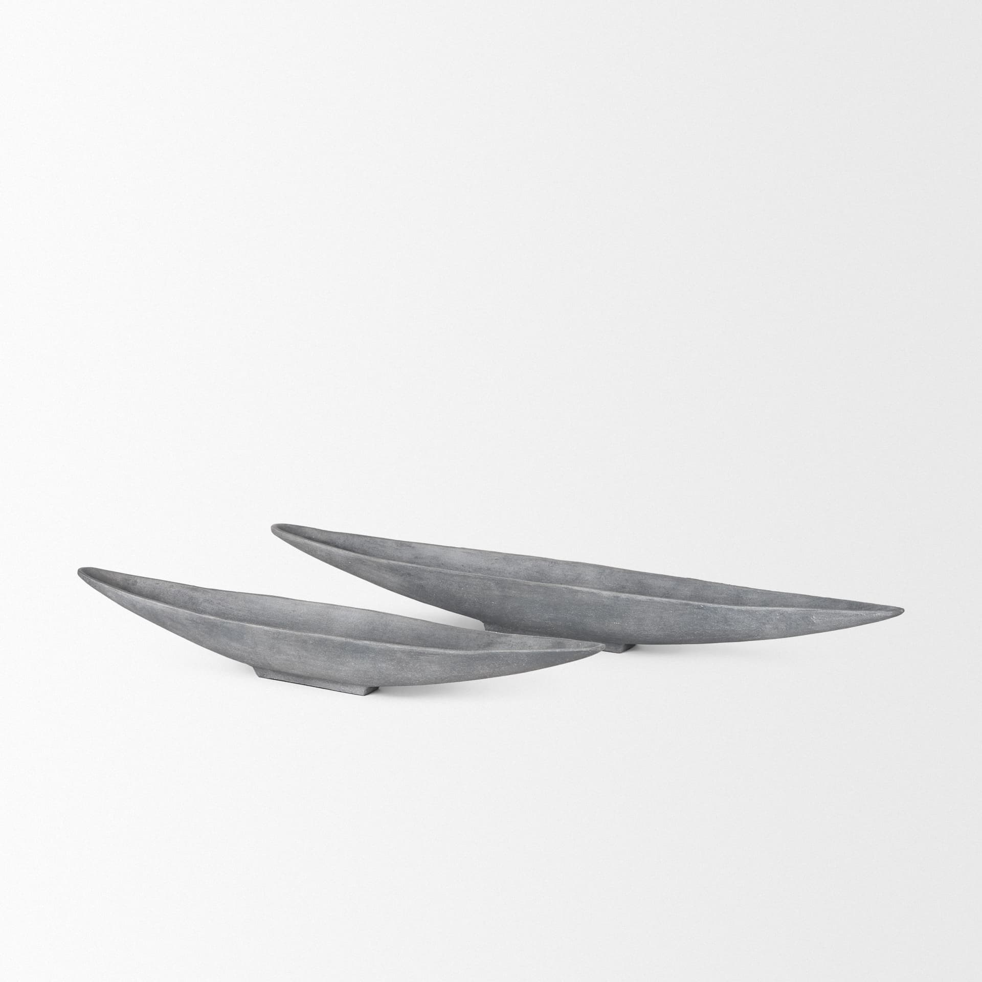 Piero Small Concrete Finished Metal Decorative Bowl — product photograph