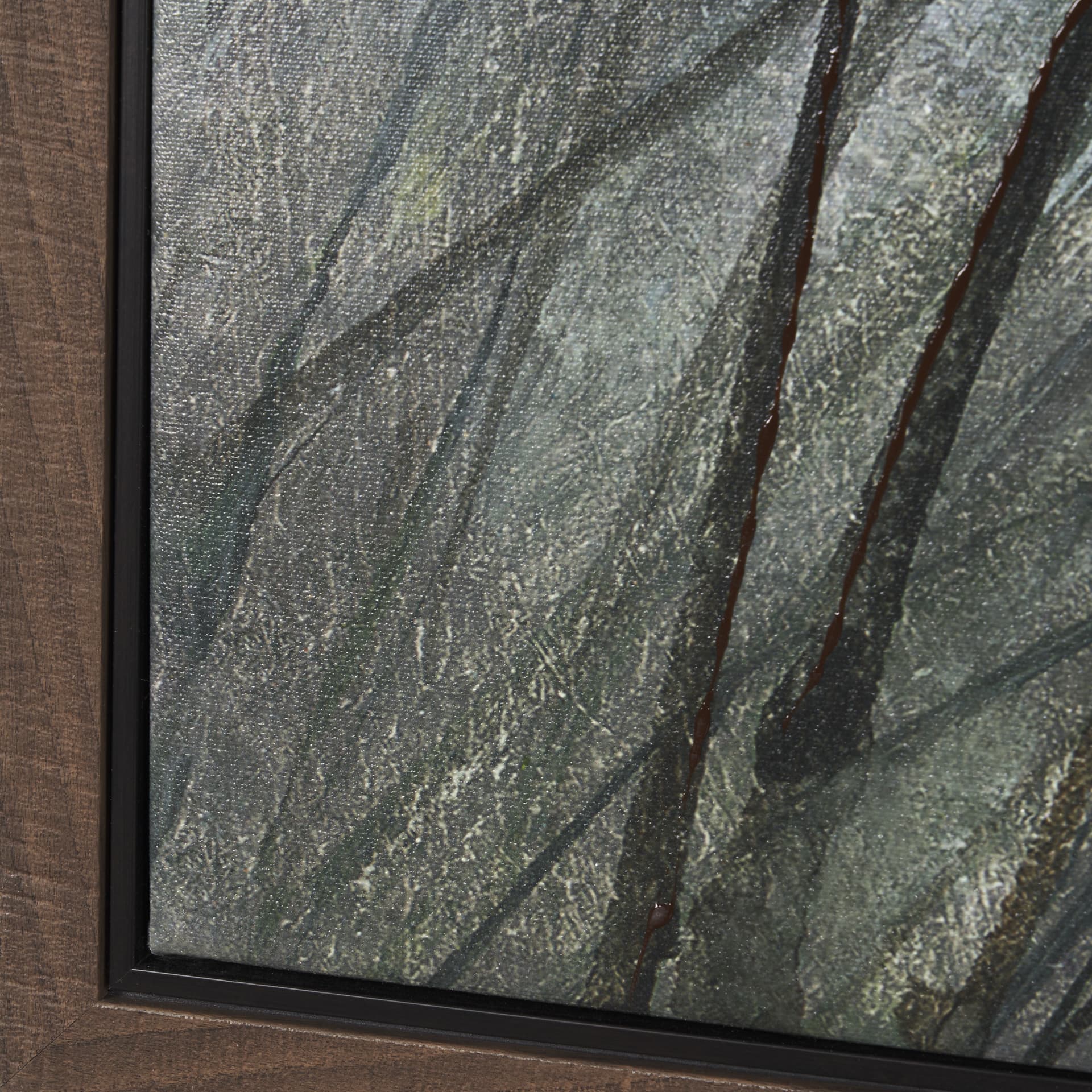 Pampas Grass Breeze I by Mercana Studio a Hand Embellished Textured Framed Canvas — product photograph