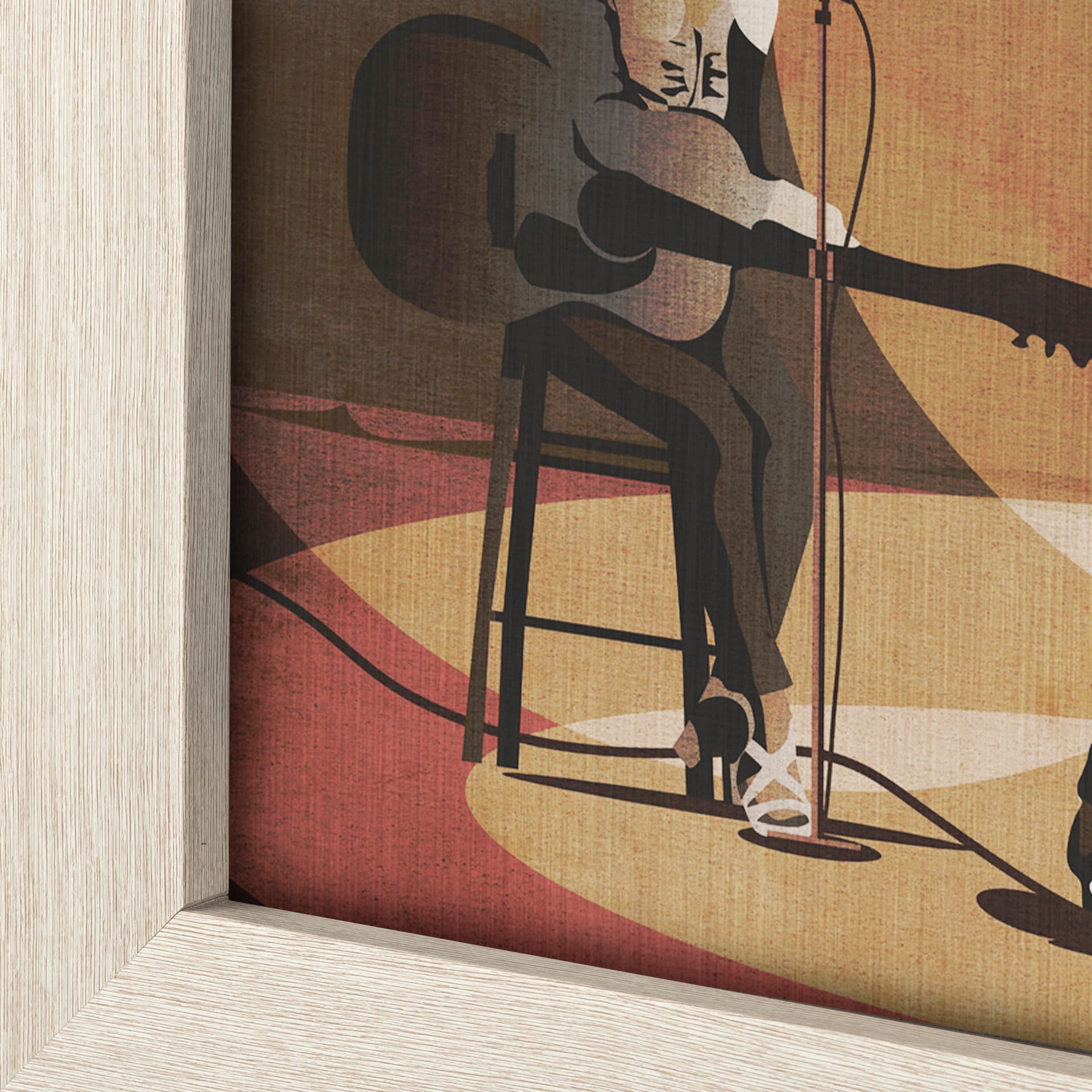Tennessee Go USA (L) by Mercana Studio a Hand Embellished Decograph Framed Art Print — product photograph
