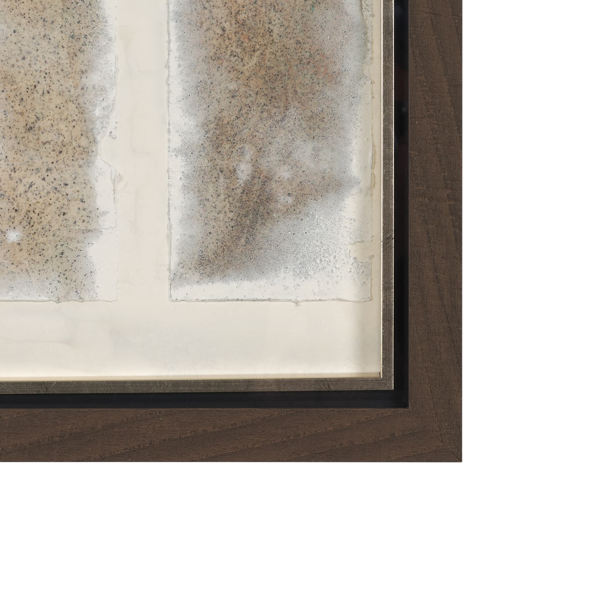 Sand & Structure I by Mercana Studio Handmade Original Framed Artwork Matted under Glass — product photograph