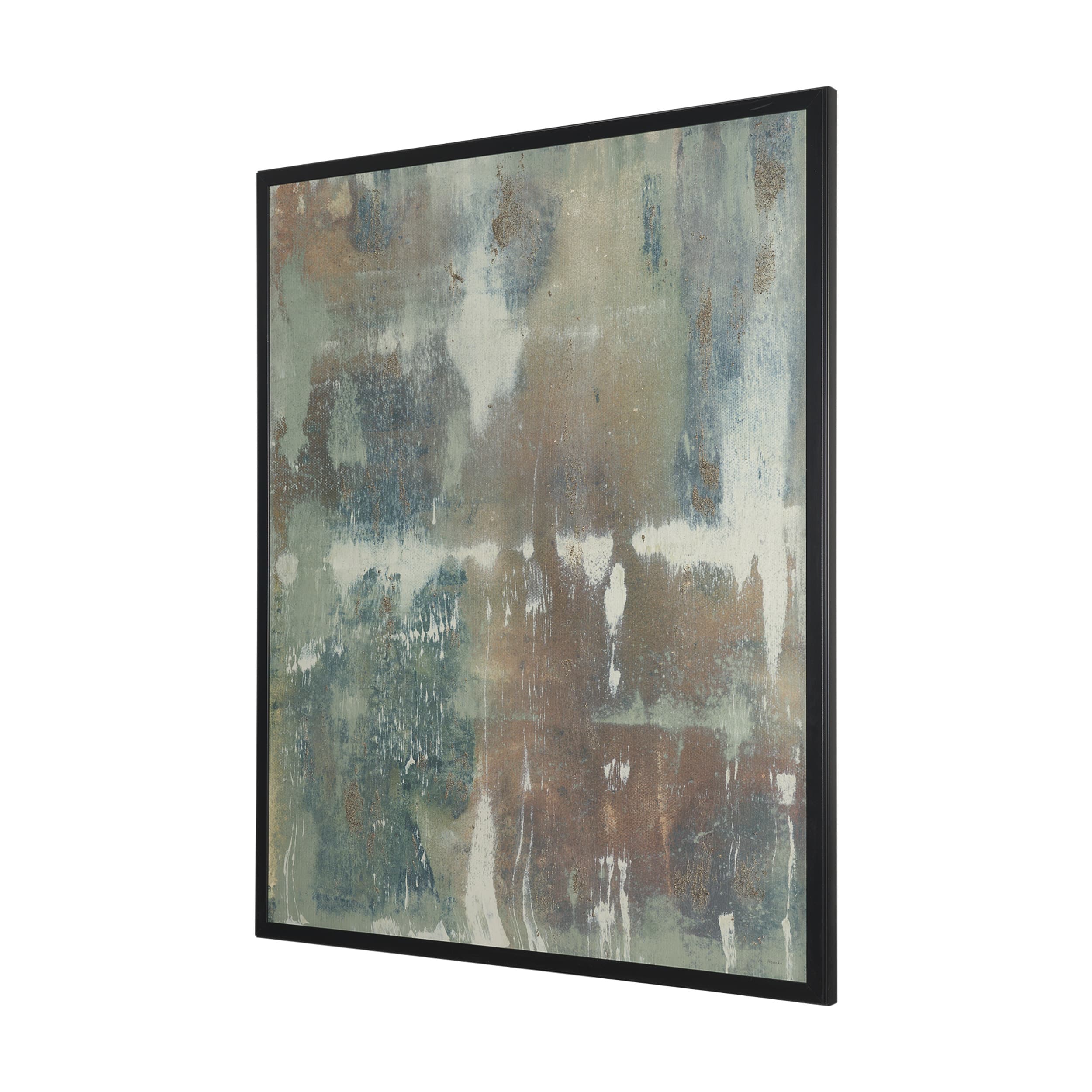Relent by Ira Havuka Hand-Embellished Textured Framed Canvas Artwork — product photograph