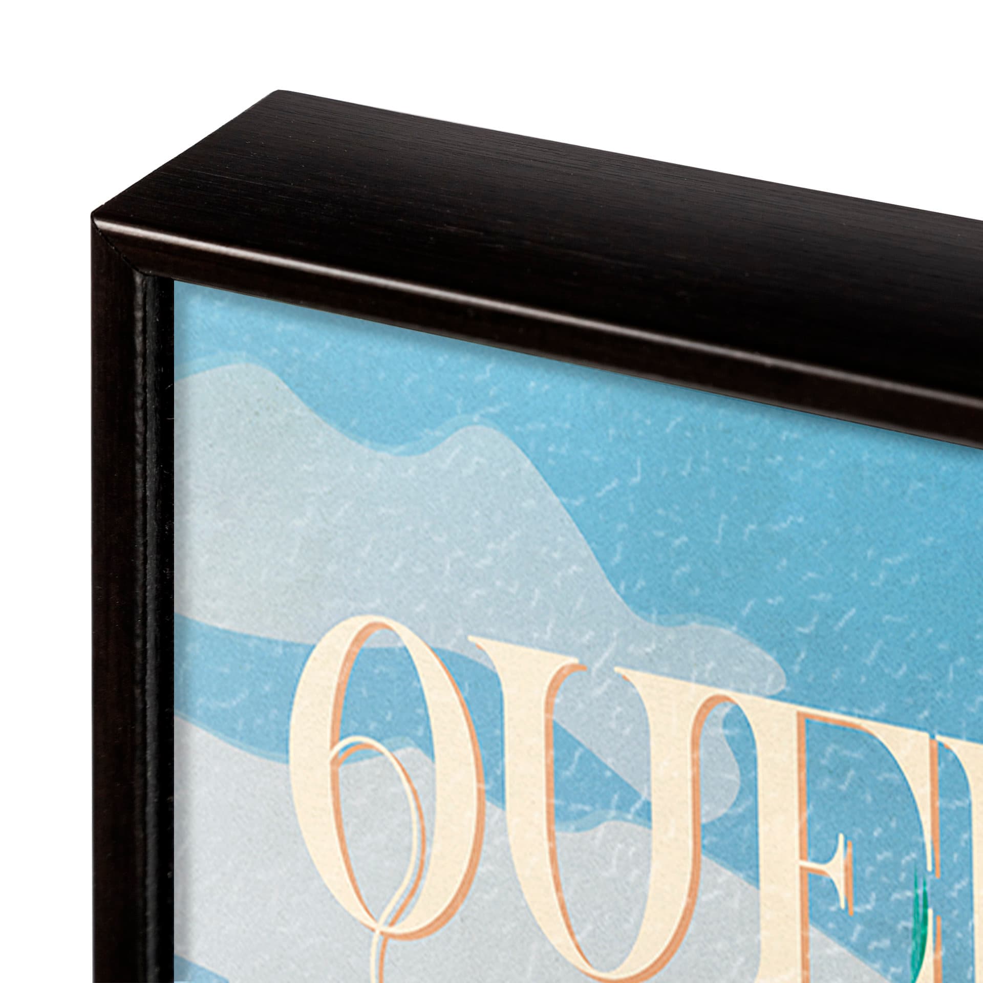 Quebec City Go Canada (SM) by Mercana Studio a Hand Embellished Decograph Framed Art Print — product photograph