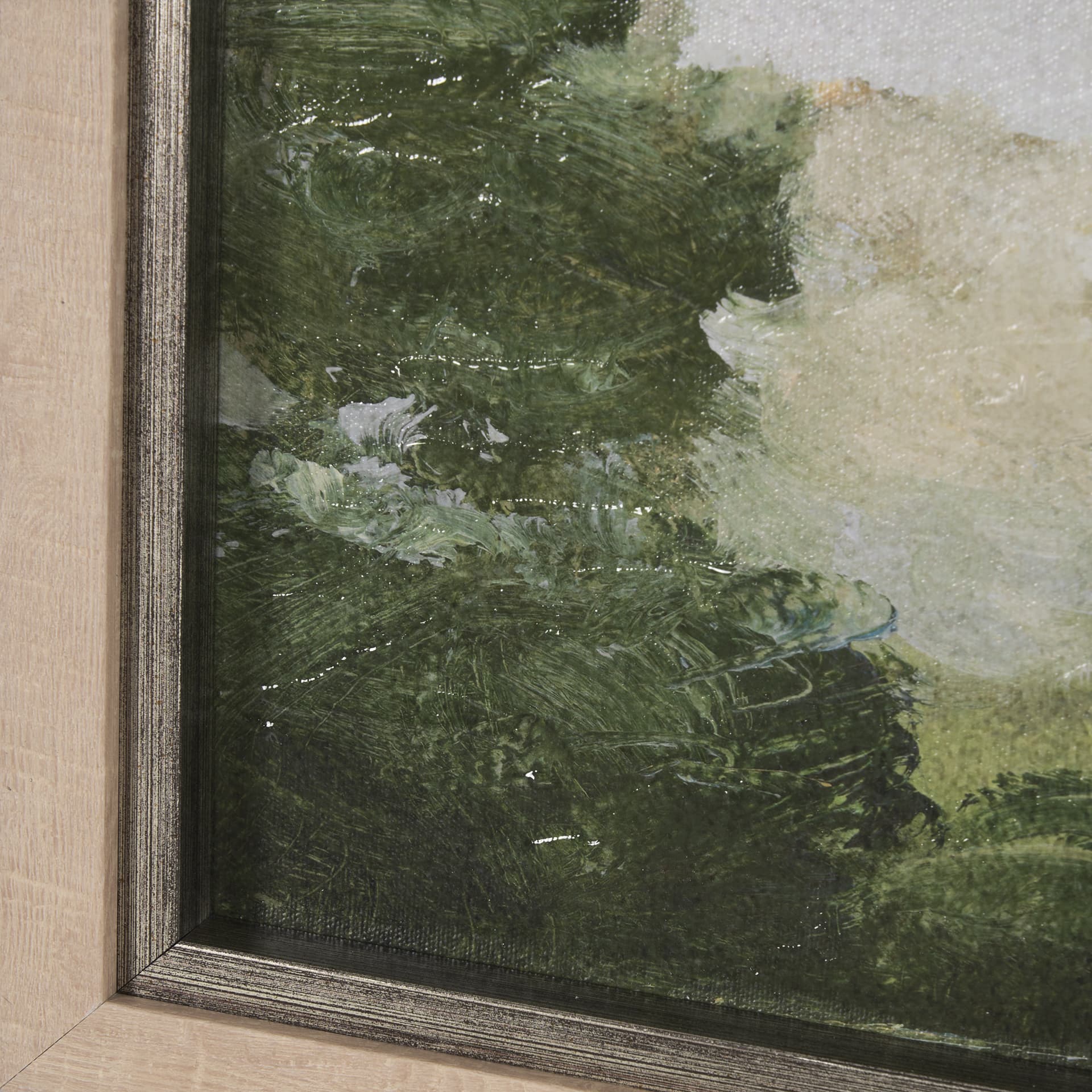 Soft Shadows I by Mercana Studio a Hand Embellished Textured Framed Art Print — product photograph