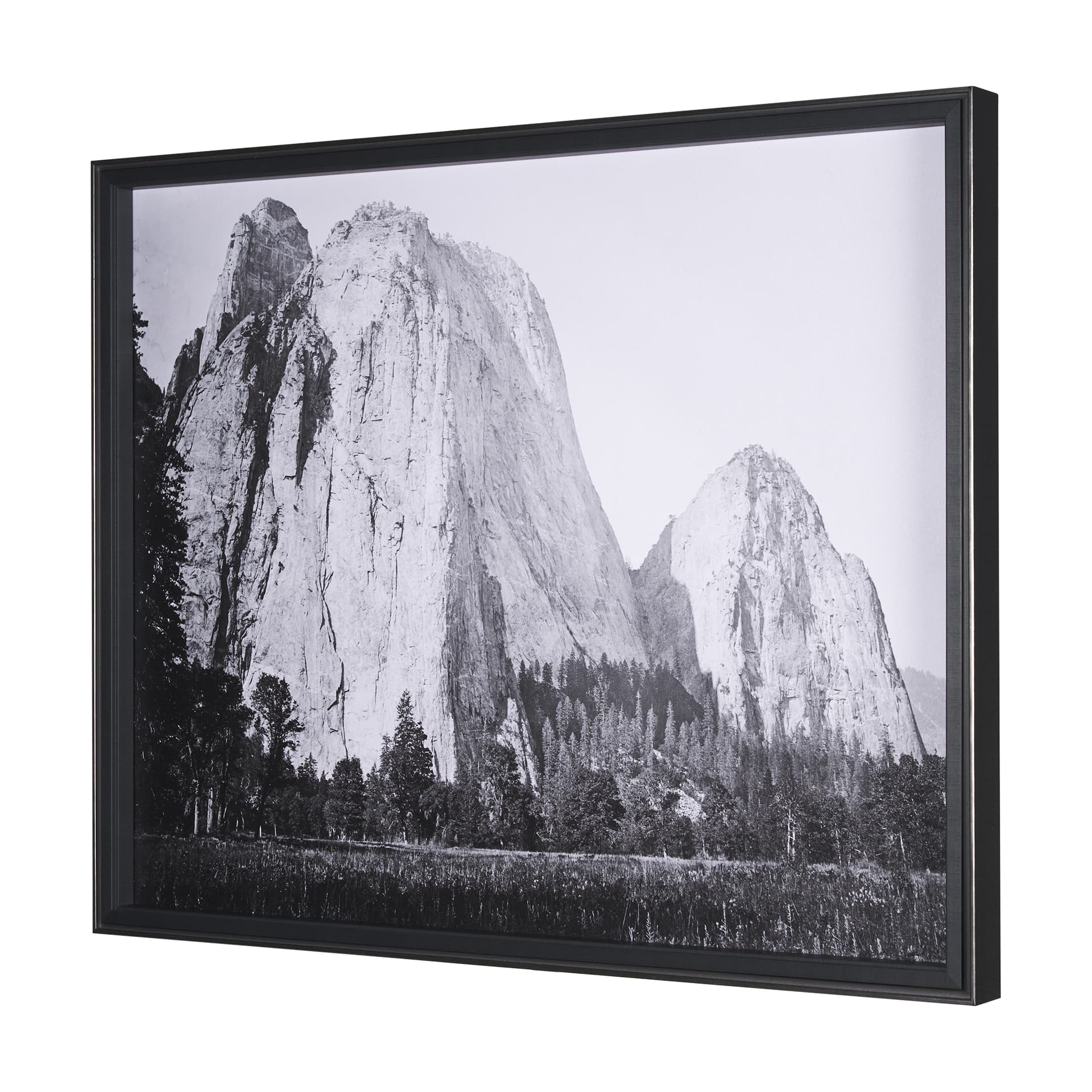 Cathedral Rock by Carleton E Watkins a Hand Embellished Textured Framed Photo Art Print — product photograph