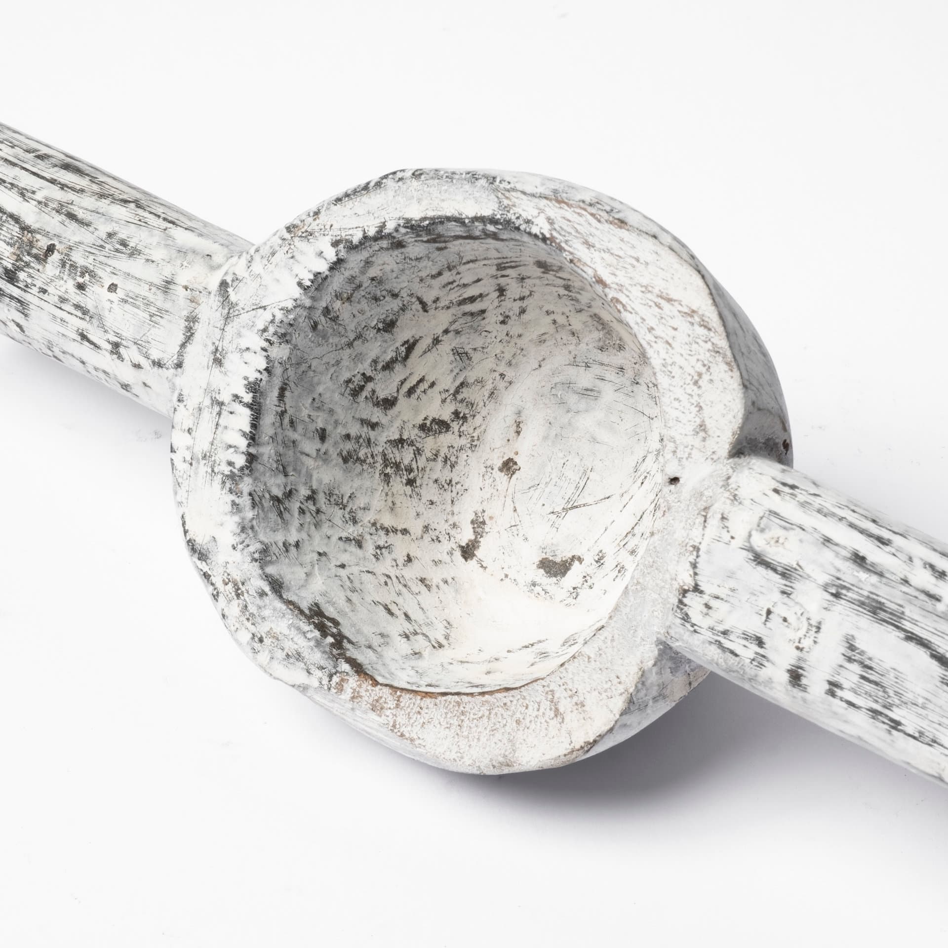 Oro (Set of 3) White Tribal Inspired Measuring Cups — product photograph