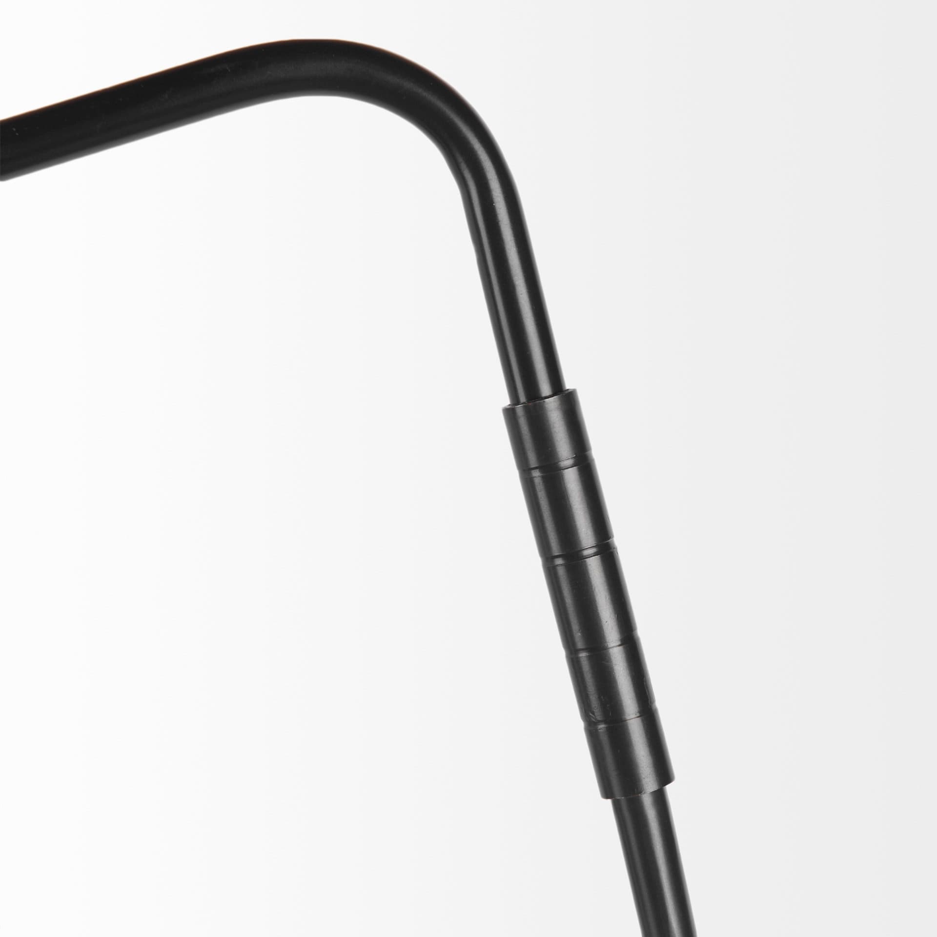Cobalt 6L x 32W Black Metal Cone Shaped Swivel Wall Sconce — product photograph