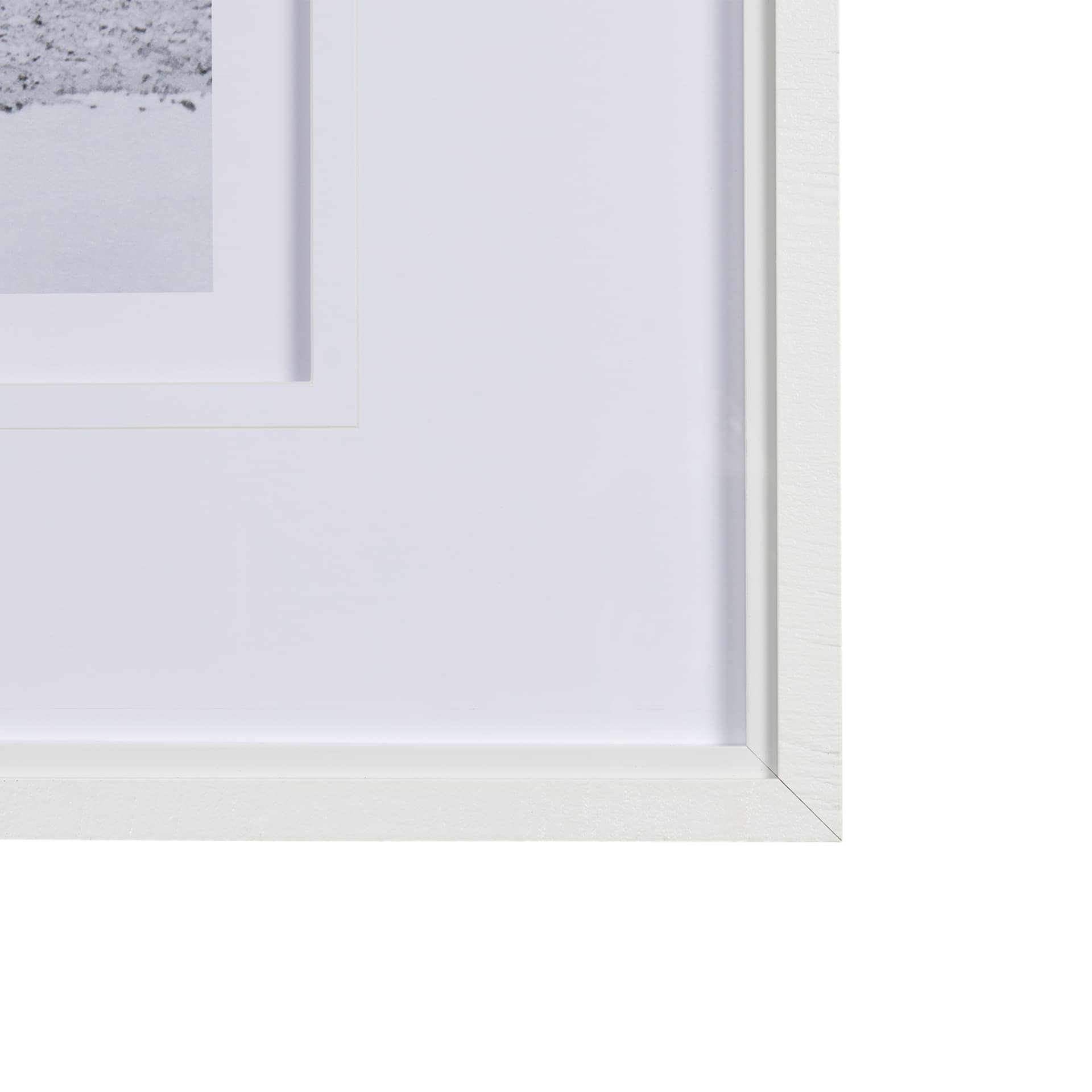 Buffalo Brook by Mercana Studio a Hand Embellished Textured Framed Art Photograph Matted under Glass — product photograph