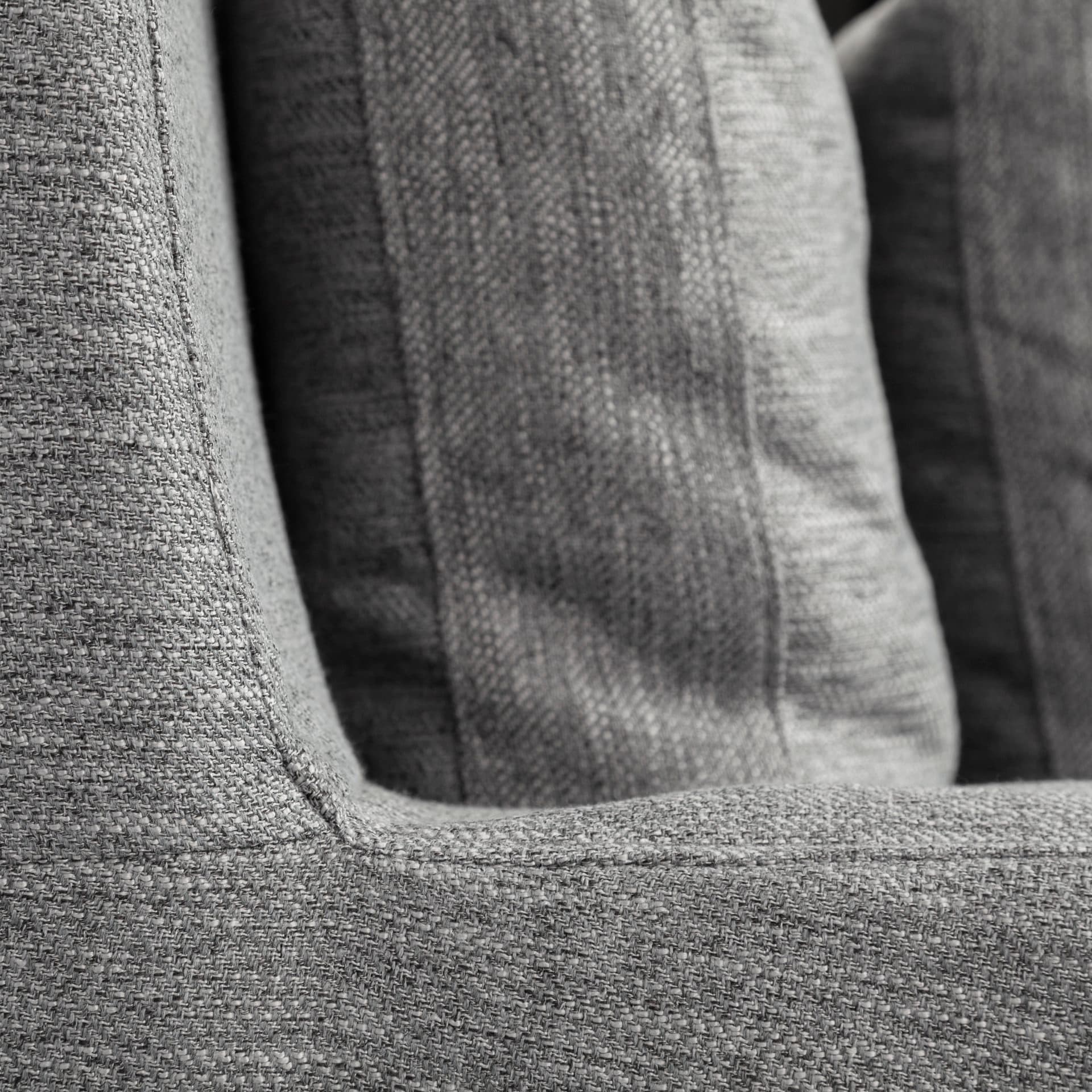 Denly II 92.5W Casterock Gray Slipcover Three Seater Sofa — product photograph