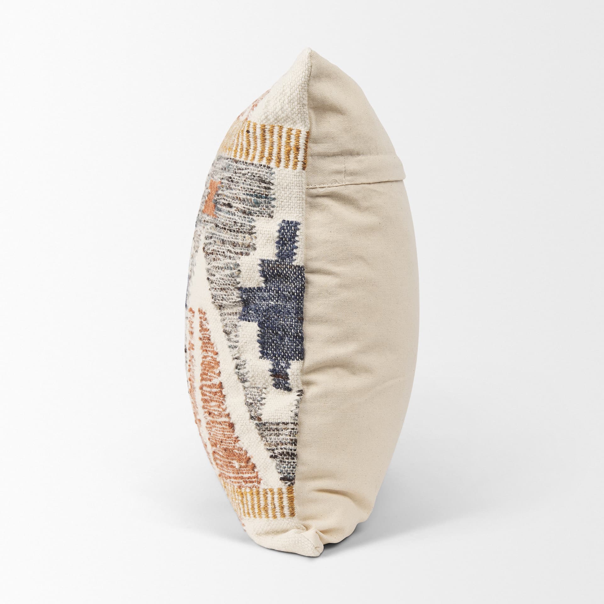 Kenzie 20x20 Multi Colored Print Square Pillow Cover w/ Non-Allergen Filler — product photograph