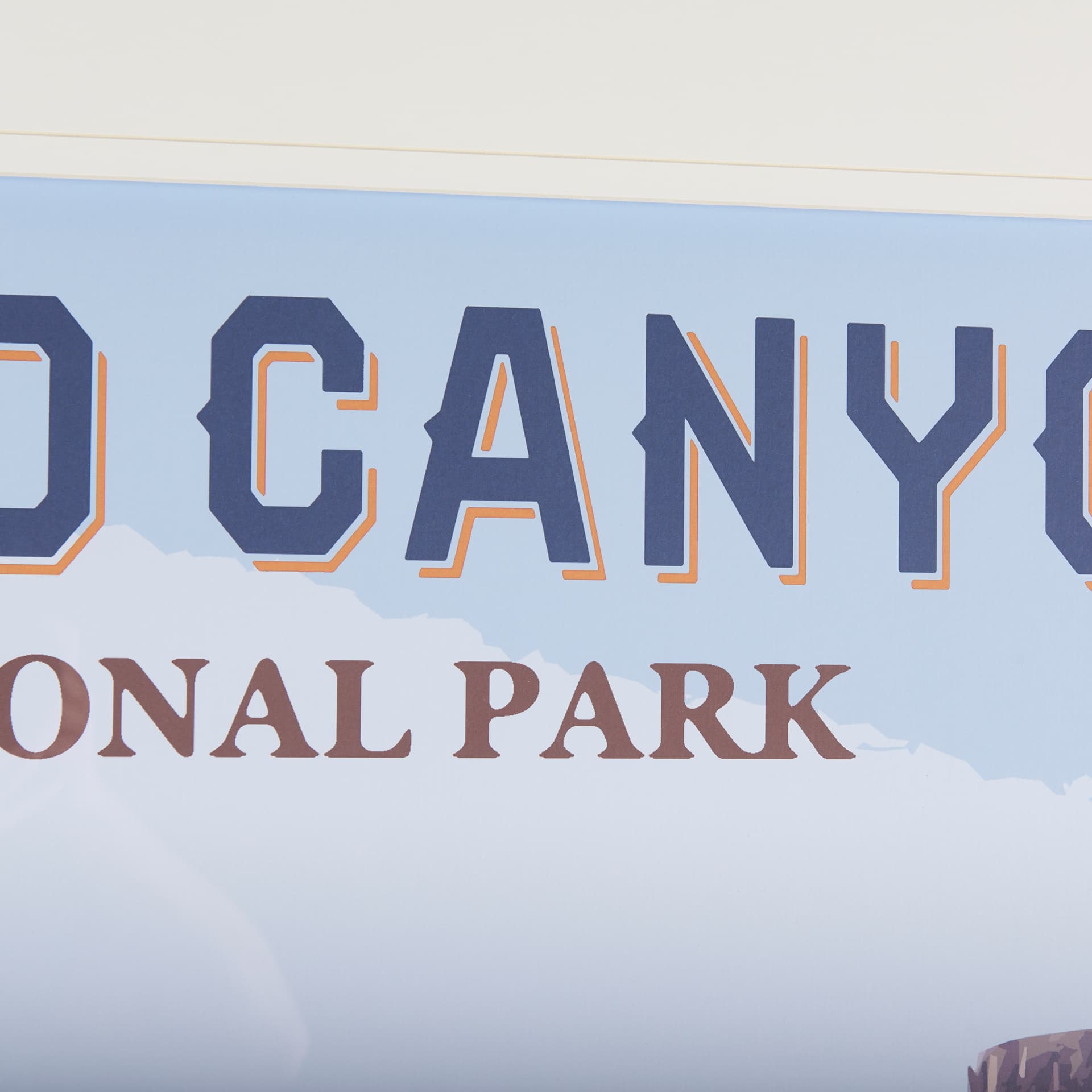 National Park -Grand Canyon by Mercana Studio a Framed Art Print Matted under Glass — product photograph
