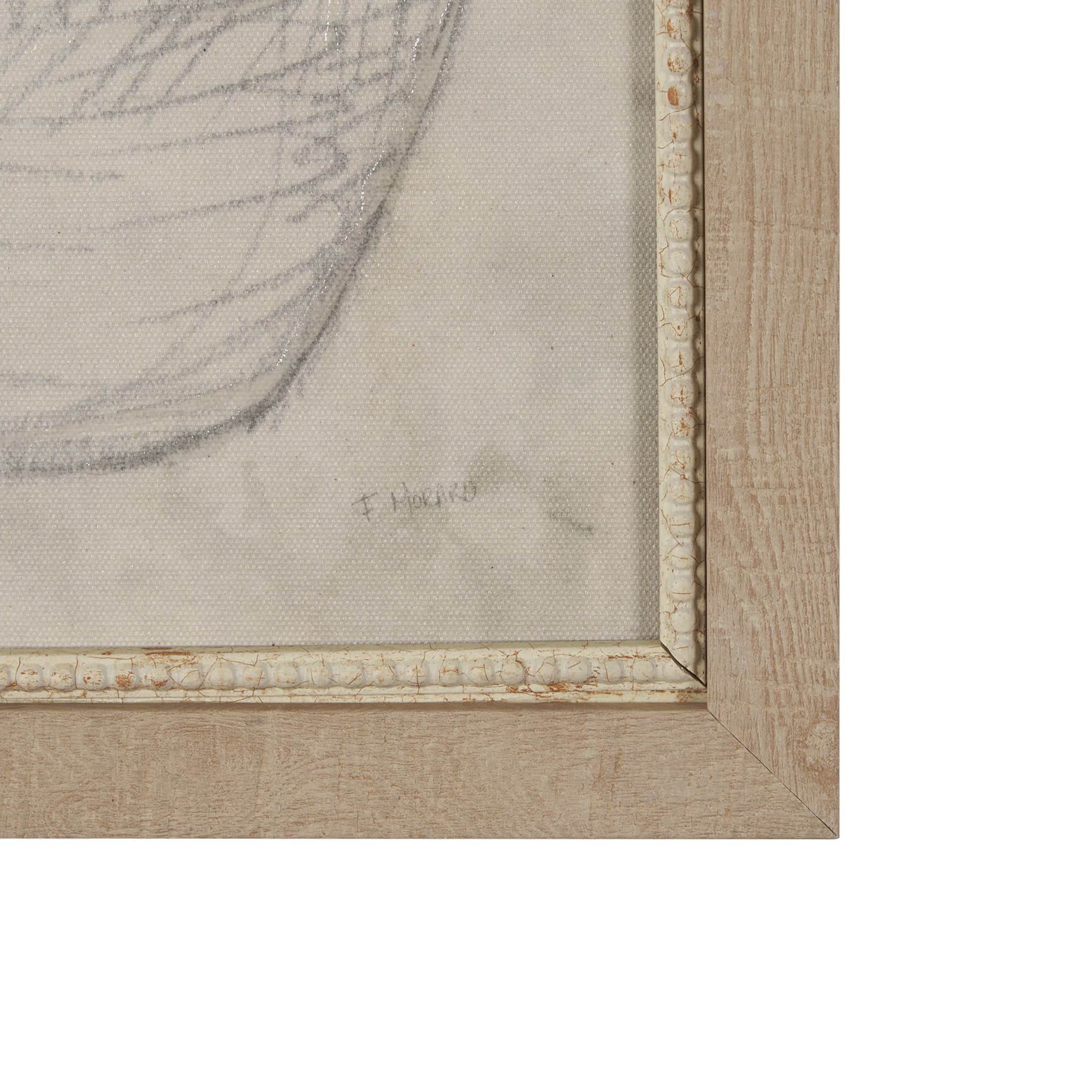 Handled Jug Sketch (Set of 2) by Mercana Studio a Hand Embellished Framed Art Print — product photograph