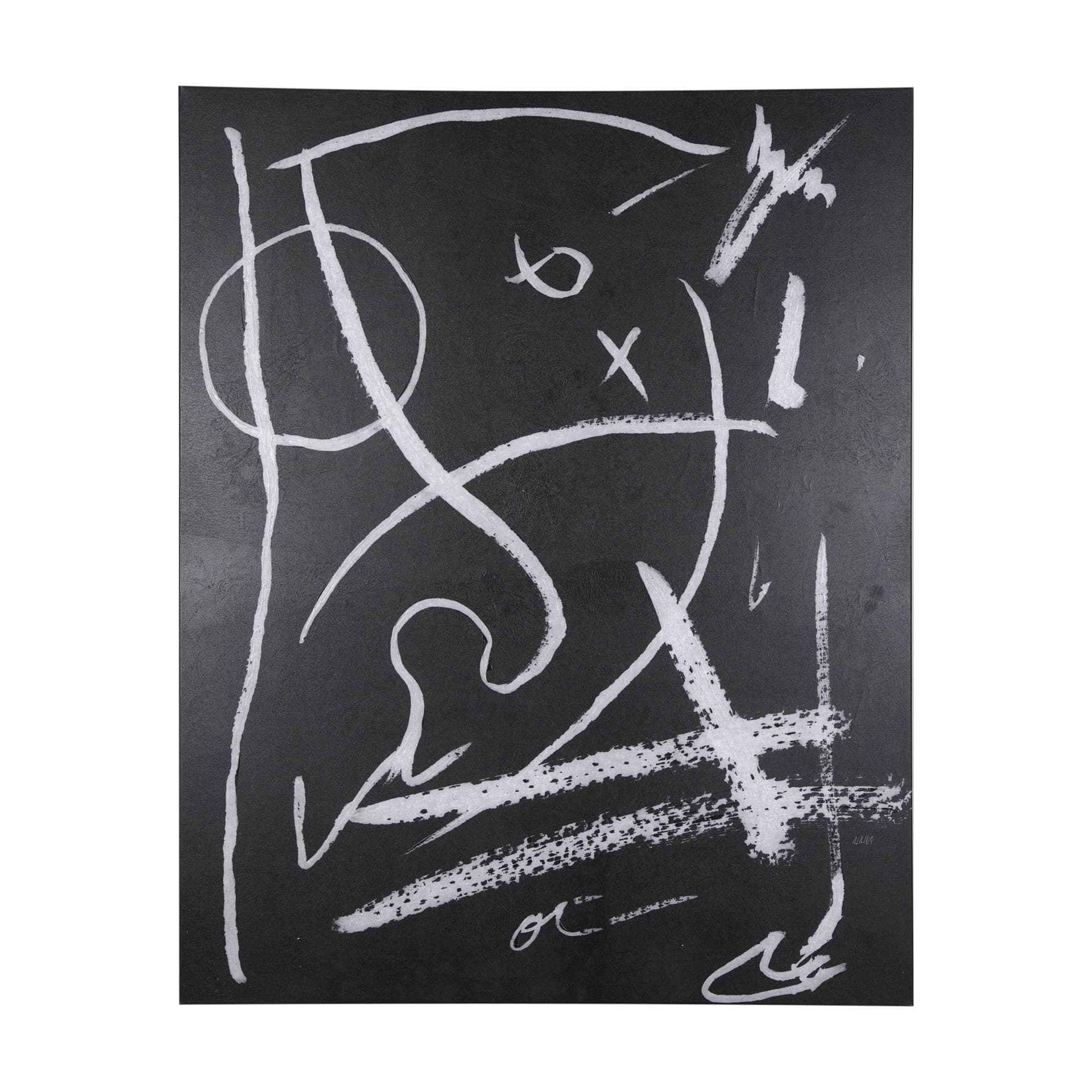 Doodle I by Mercana Studio a Hand Embellished Textured Canvas — product photograph