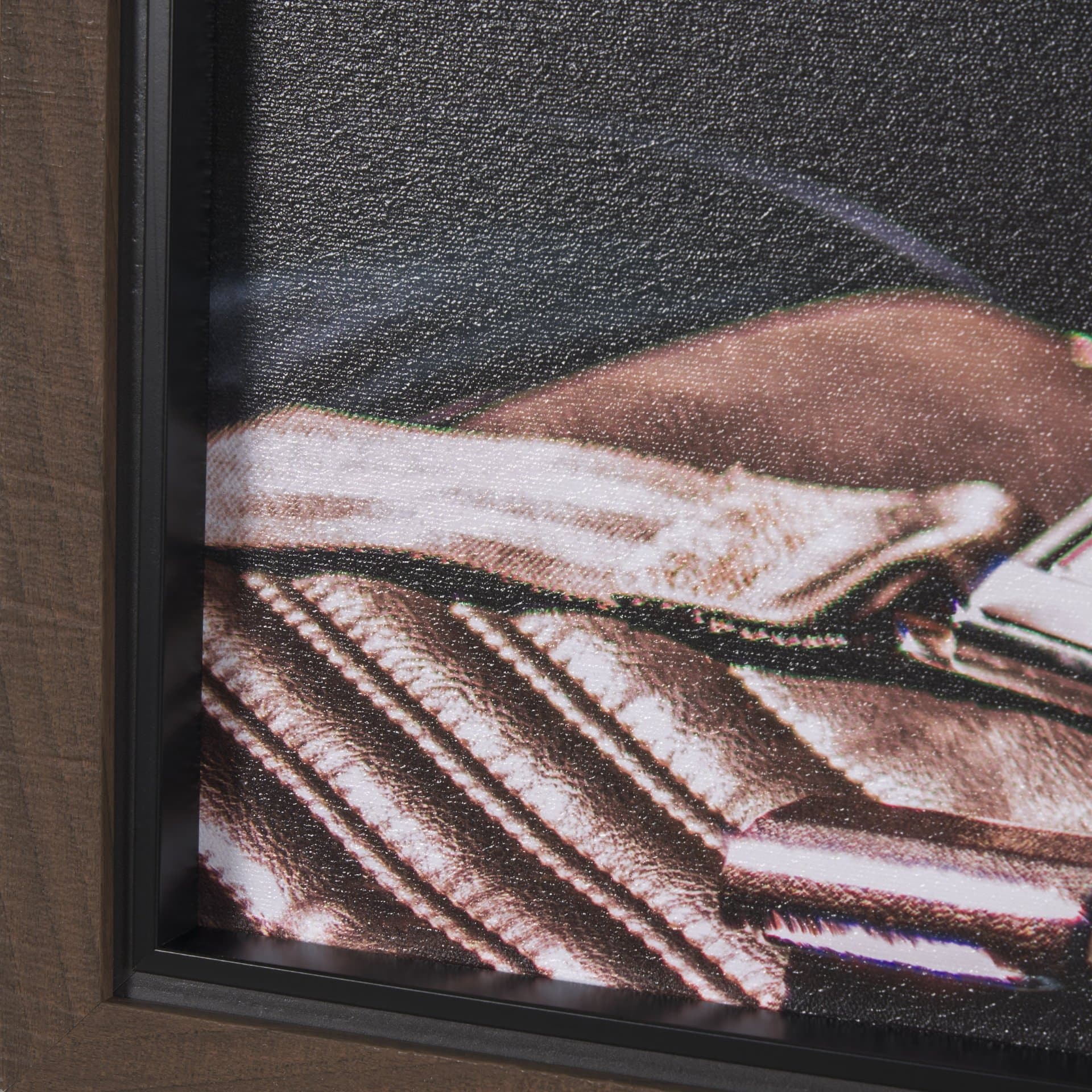 Car Interior by Tim Mossholder a Hand Embellished Framed Photo Art Print — product photograph