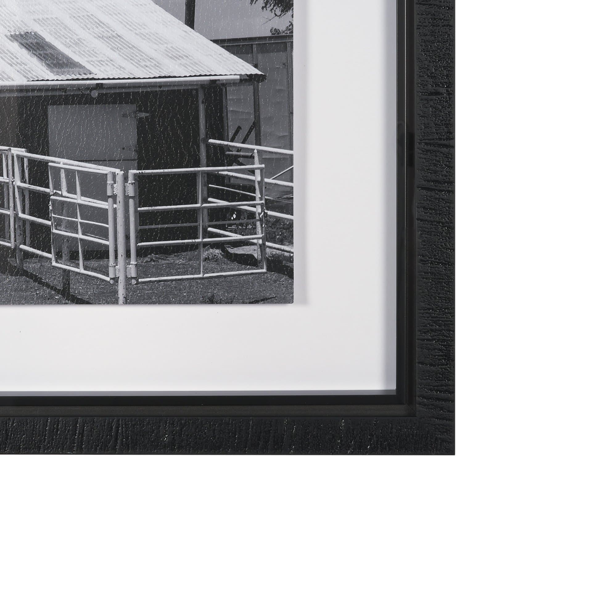 Horse Motel by Bethany Young Textured FramedPhoto Print Matted under Glass — product photograph