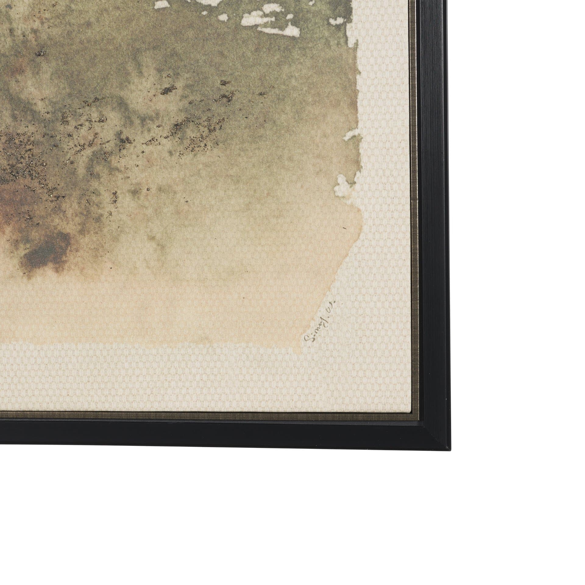 Aboreal Fade I by Mercana Studio Hand-Embellished Textured Framed Canvas Artwork — product photograph