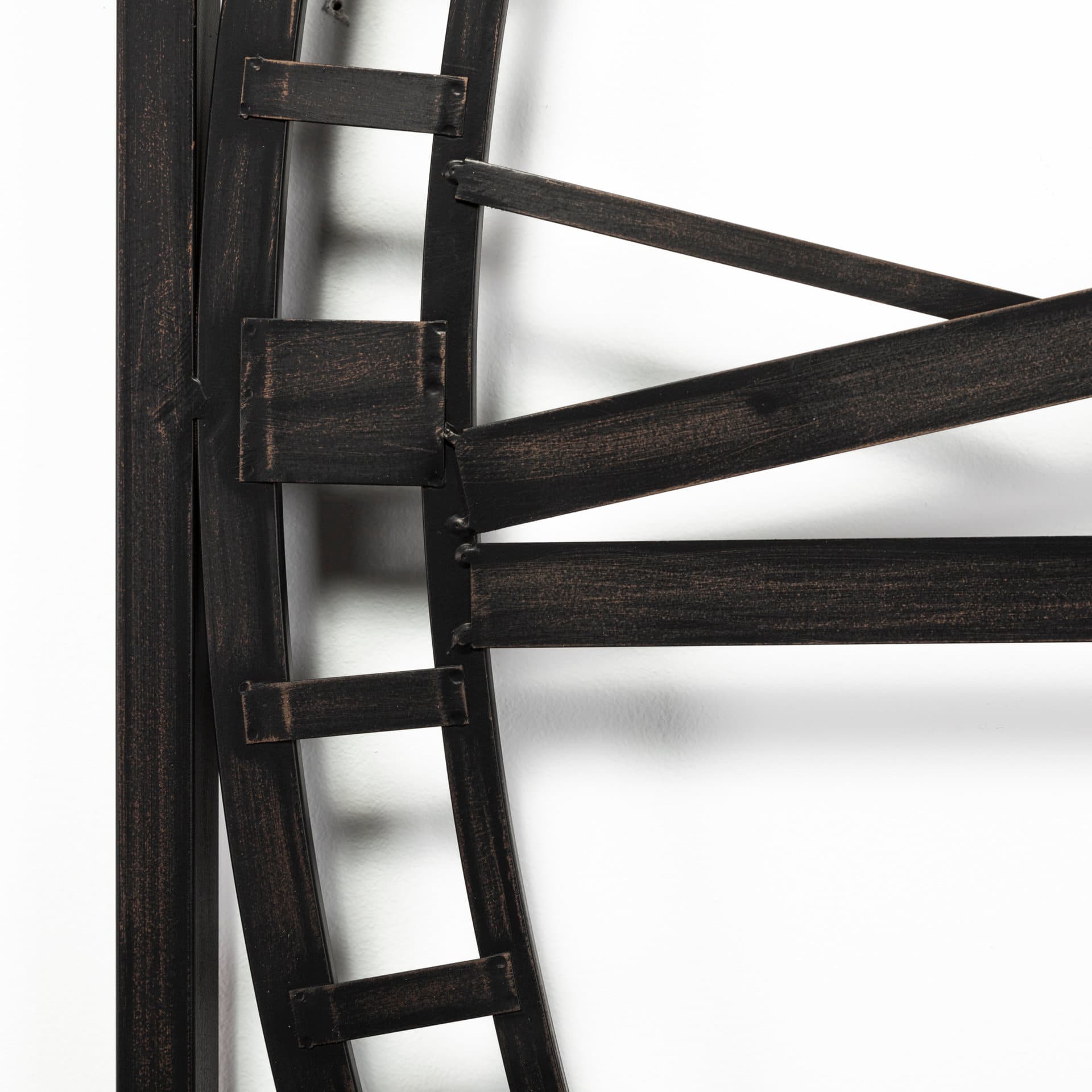 Norwood 60" Square Oversized+ Industrial Wall Clock — product photograph