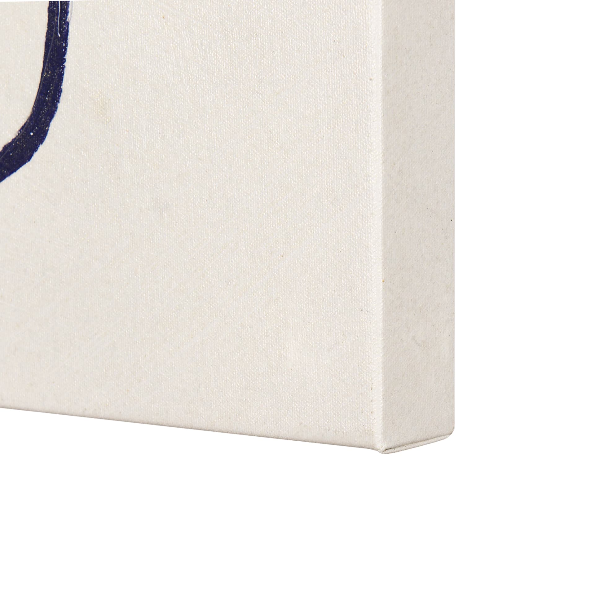 Sapphire Vase I by Mercana Studio a Hand Embellished Textured Canvas — product photograph