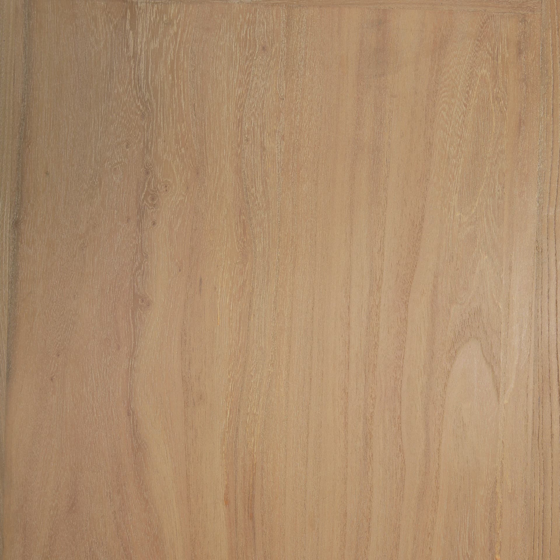 Callum Light Brown Elm Wood w/ Glass Doors Arched Curio Cabinet — product photograph