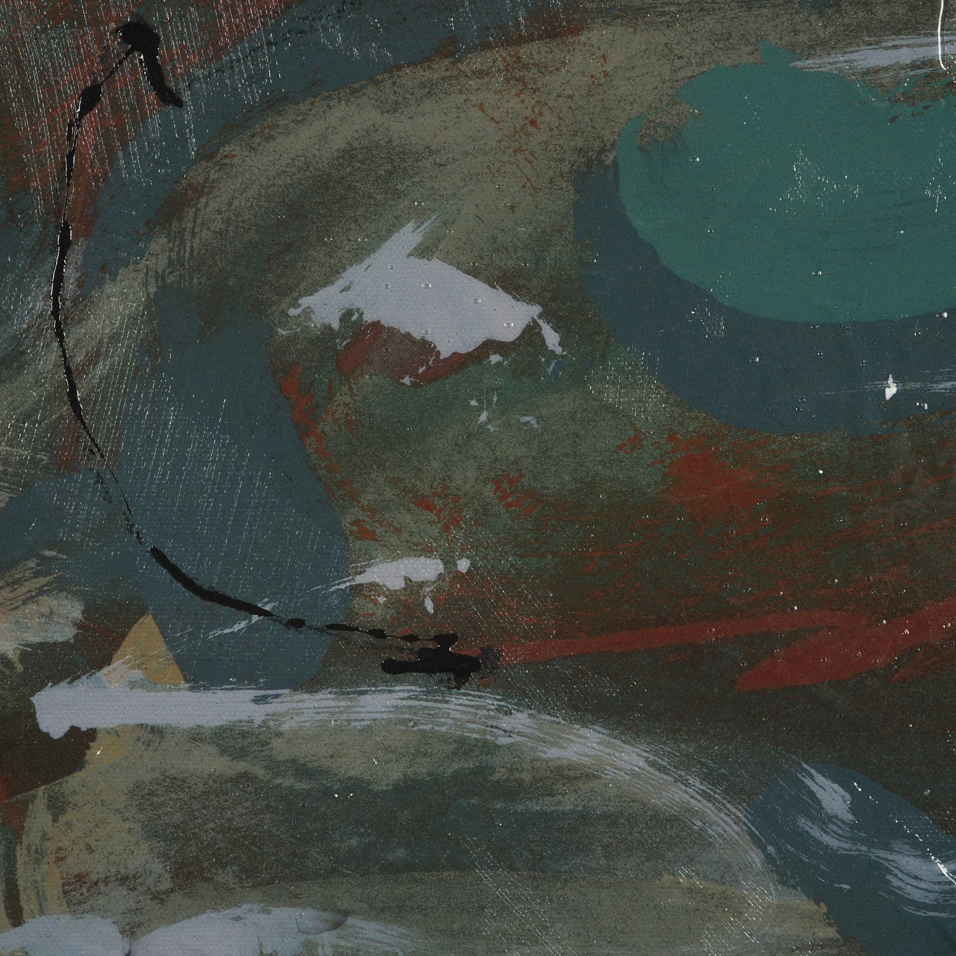 Graphite Sensation II by Mercana Studio a Hand Embellished Textured Framed Canvas — product photograph