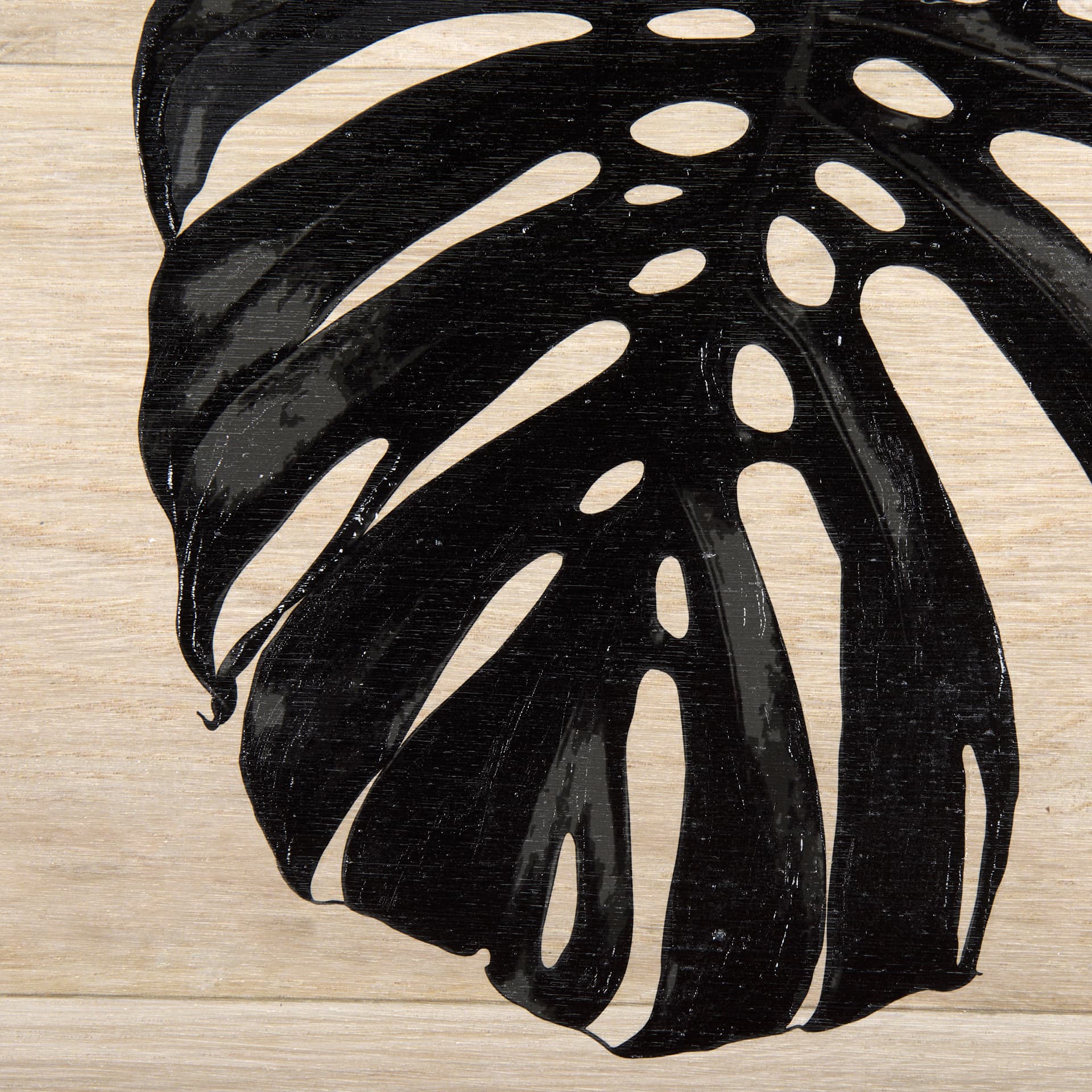 Tropican Leave I by Mercana Studio a Hand Embellished Textured Framed Art Print — product photograph