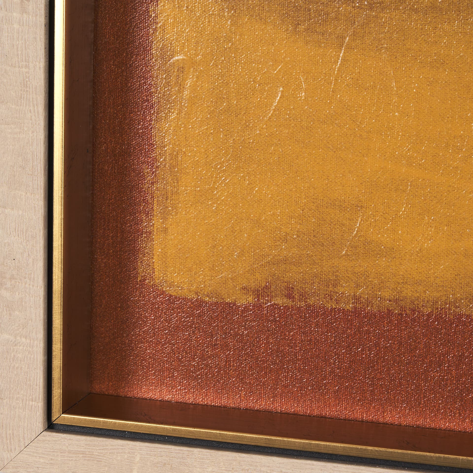 Langarfoss by Maja Gunnarsdottir a Hand Embellished Textured Framed Art Print — product photograph
