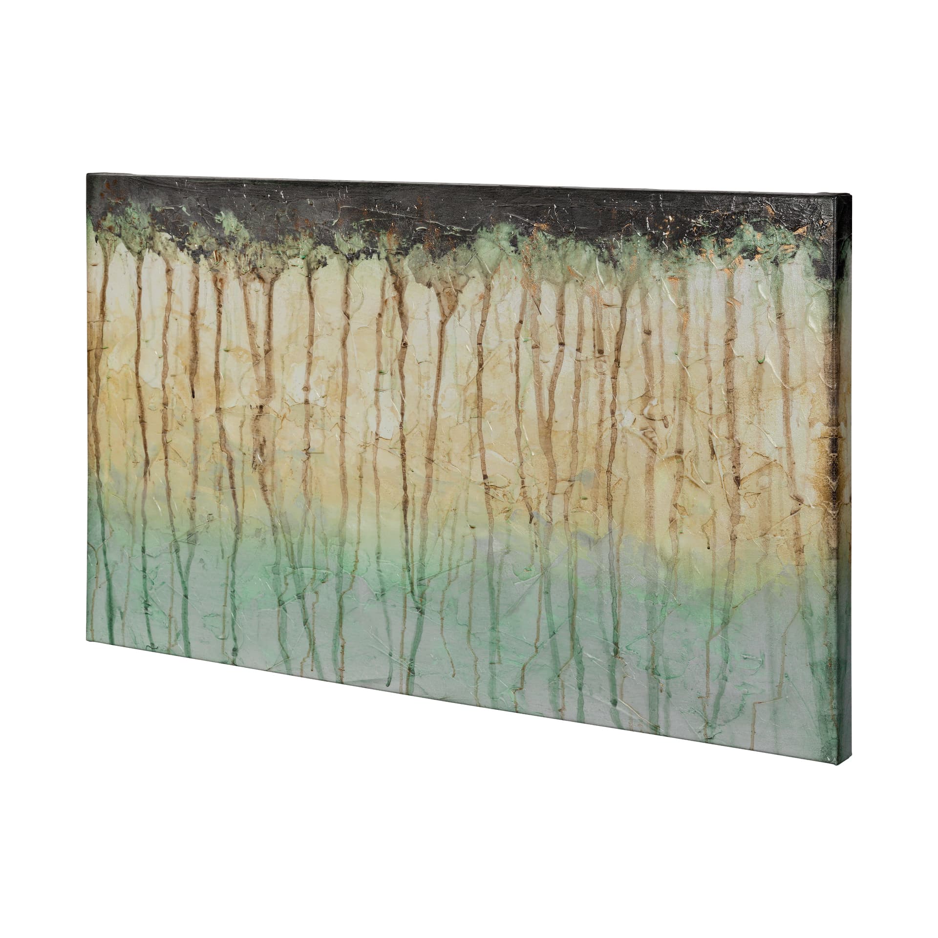 Treeline Light I by Jennifer Goldberger a Hand Embellished Textured Canvas — product photograph