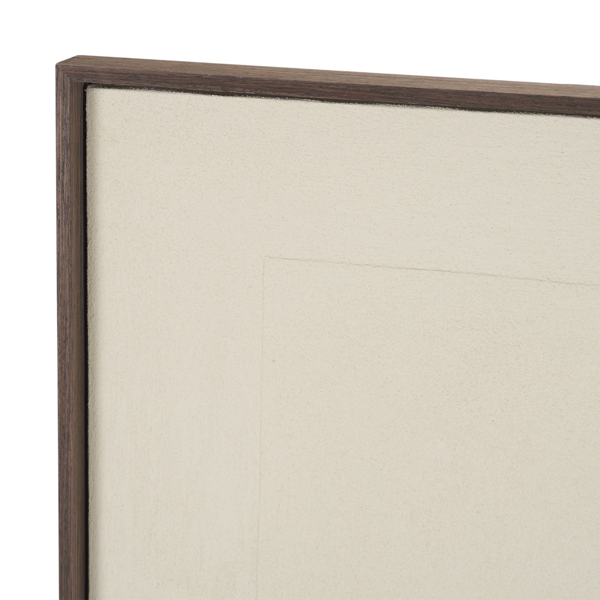 Drape II Cream Fabric Dimensional Framed Art — product photograph