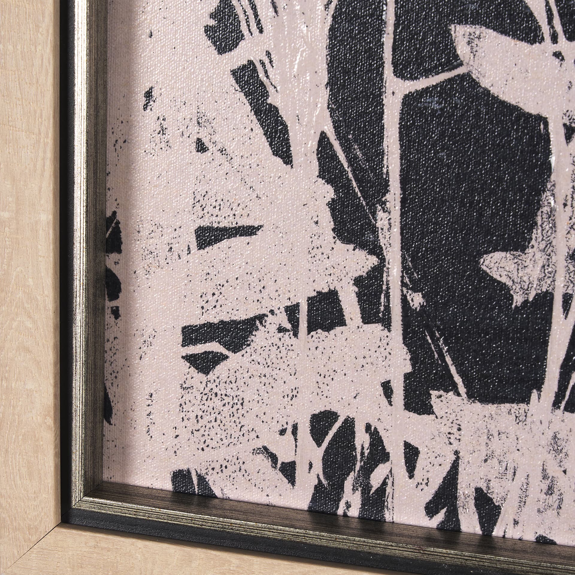 Meadow Herbes by Mercana Studio a Hand Embellished Textured Framed Art Print — product photograph