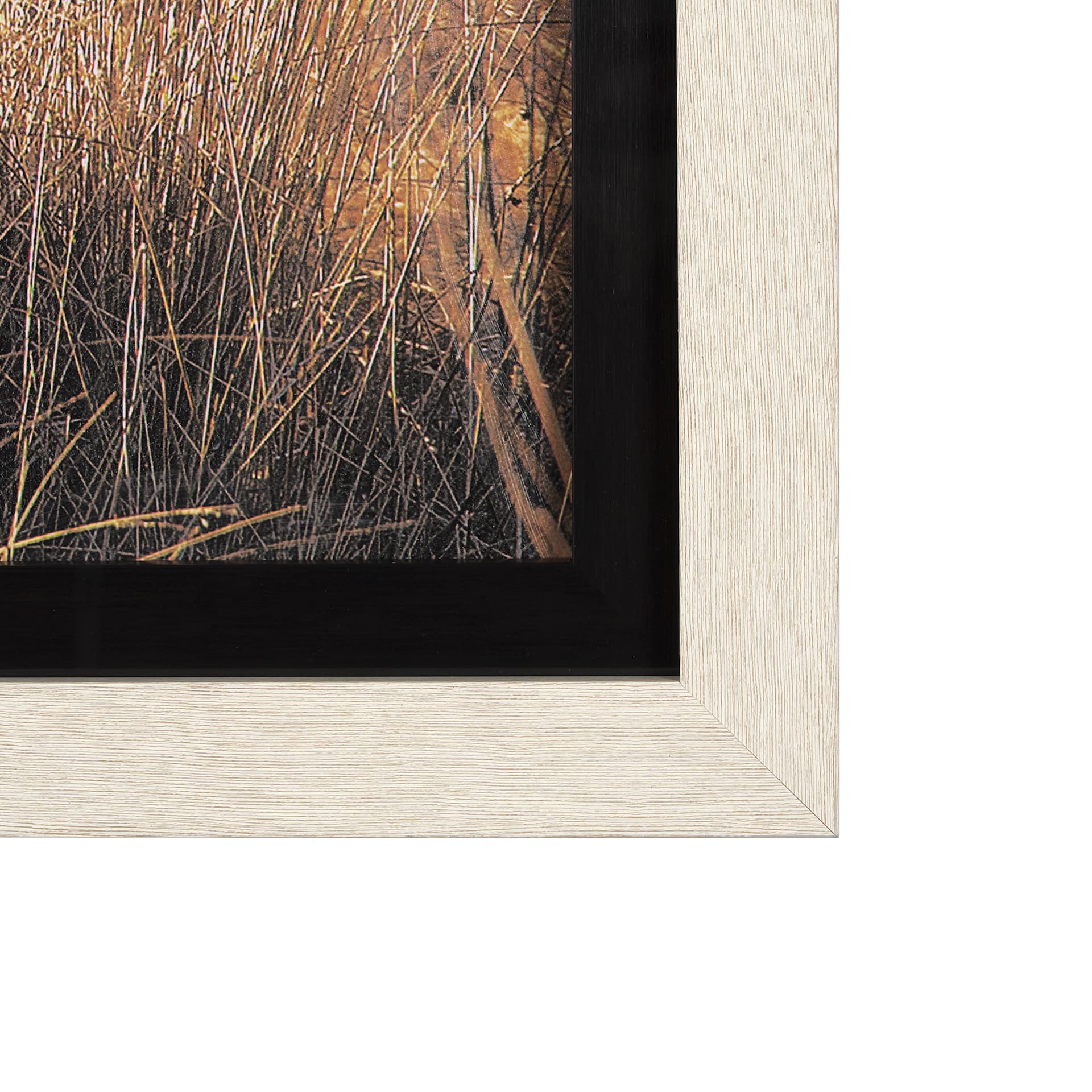 Young and Old Highlander by Mercana Studio Hand Embellished Framed Photo Art Print Matted under Glas — product photograph