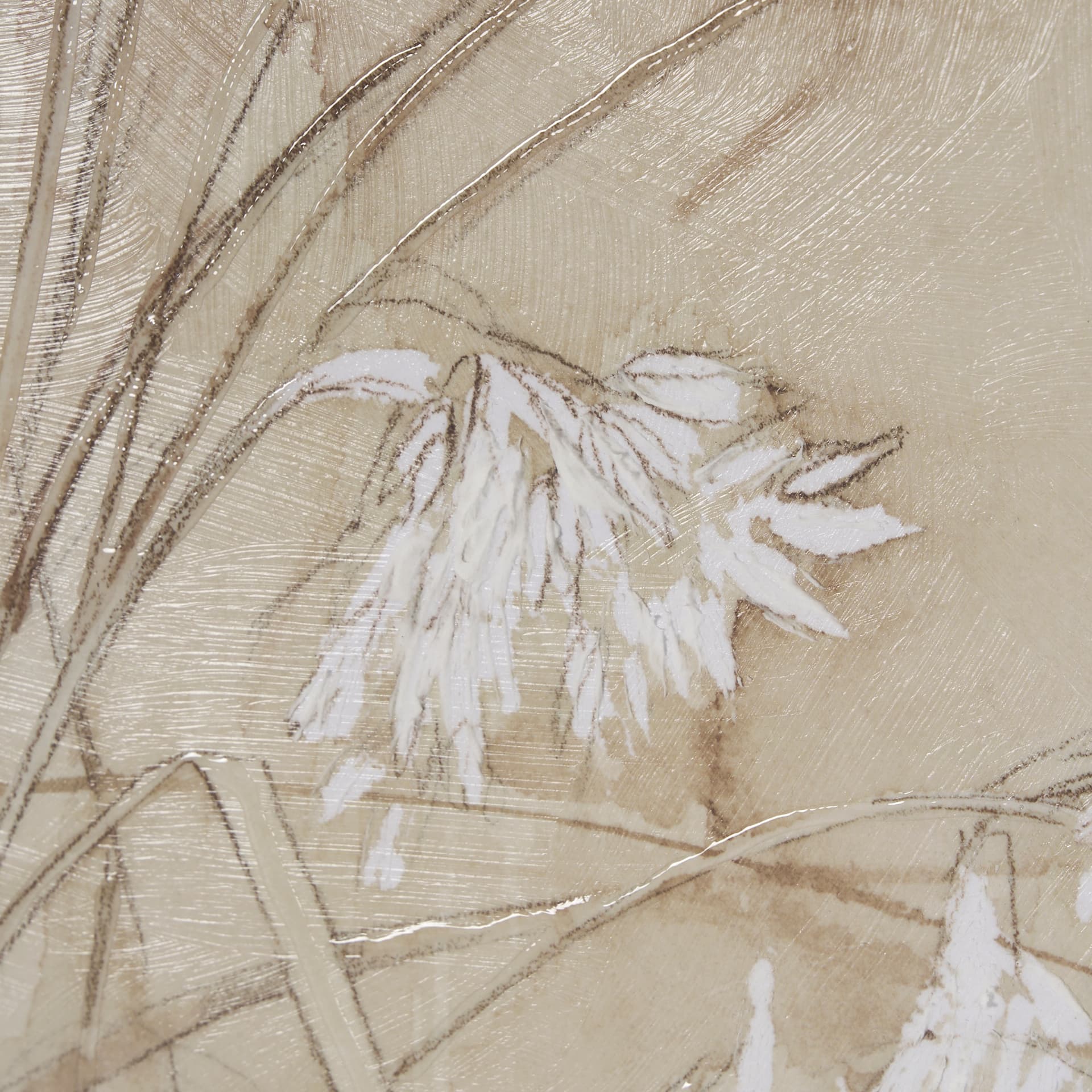 Wildflower I by Mercana Studio a Hand Embellished Textured Framed Art Print Matted under Glass — product photograph