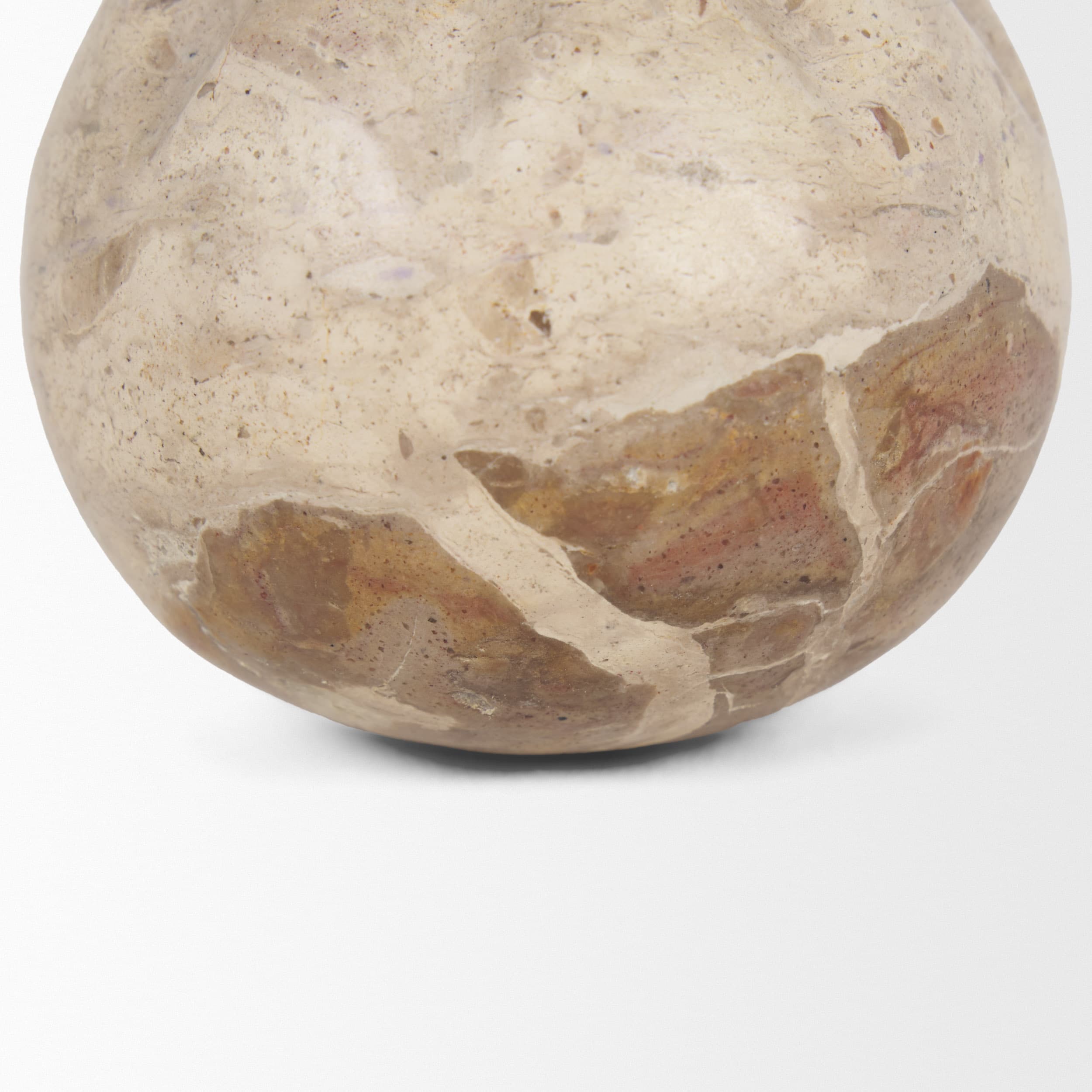 Caprie Small Beige Marble Decorative Juice Squeezer — product photograph