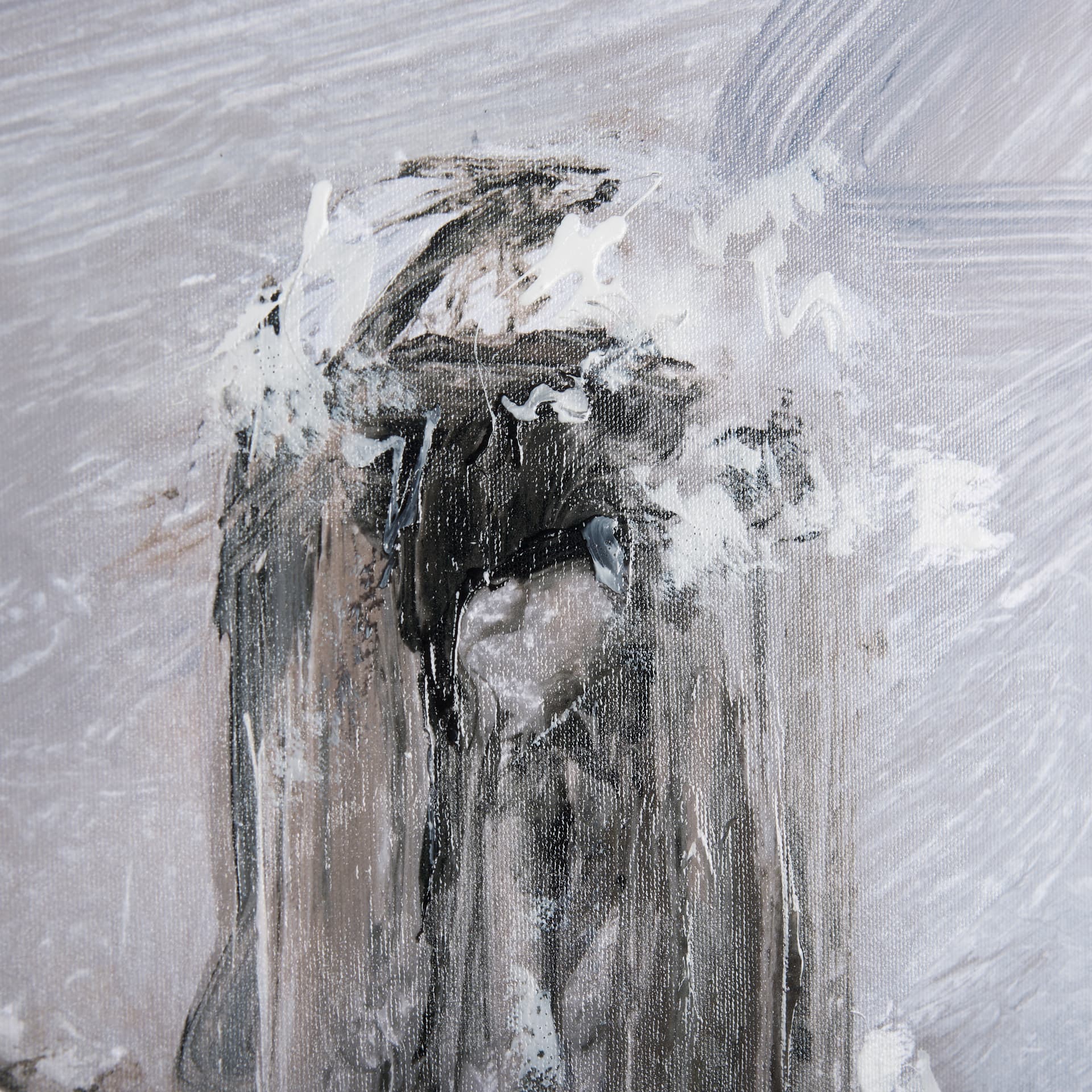 Late Autumn in Countryside III by Mercana Studio a Hand Embellished Textured Canvas — product photograph