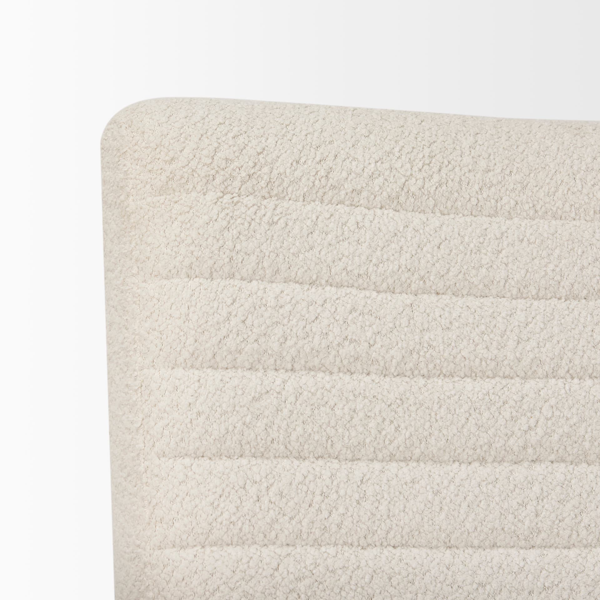 Grosjean Cream Boucle Accent Chair — product photograph