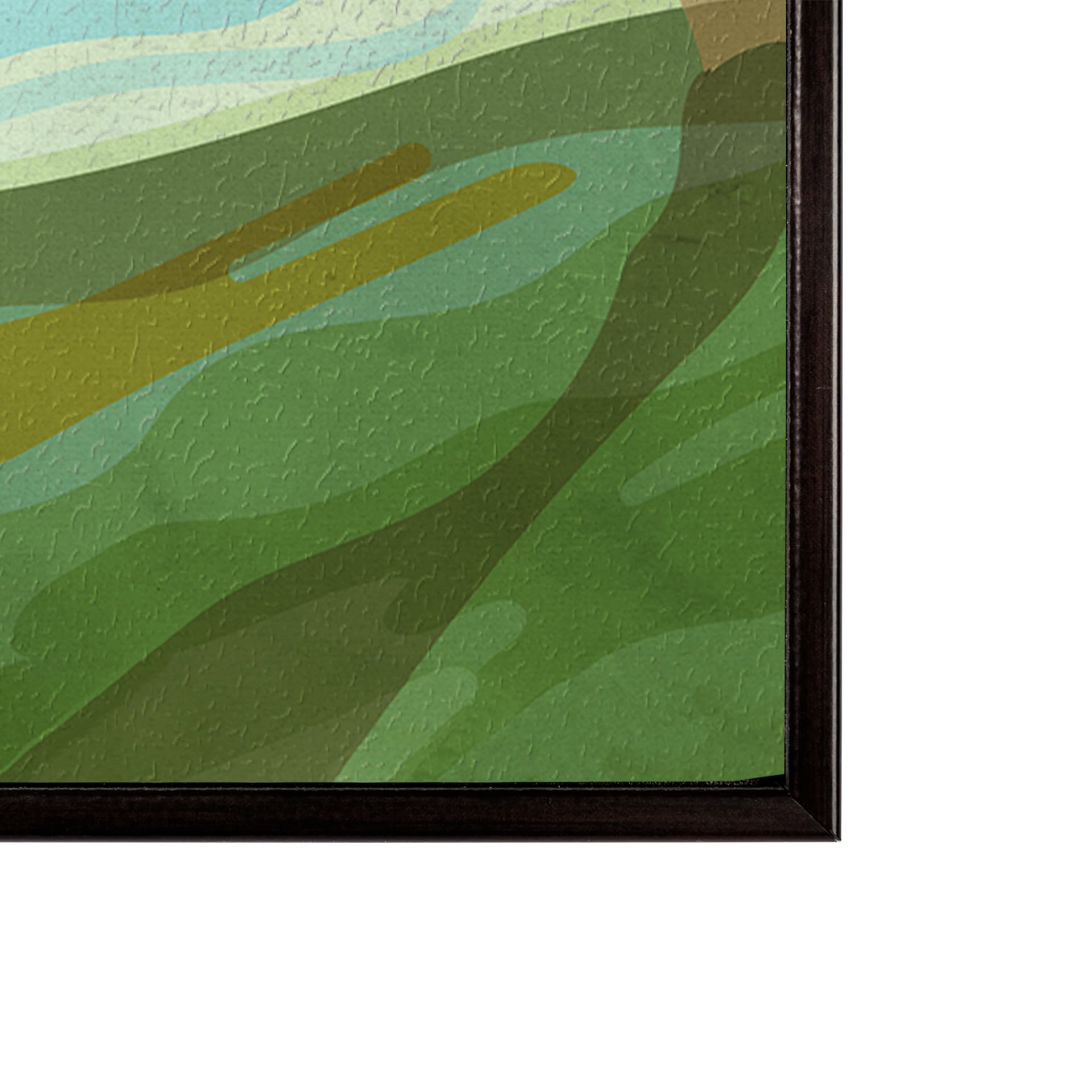 Hawaii Go USA (SM) by Mercana Studio a Hand Embellished Decograph Framed Art Print — product photograph