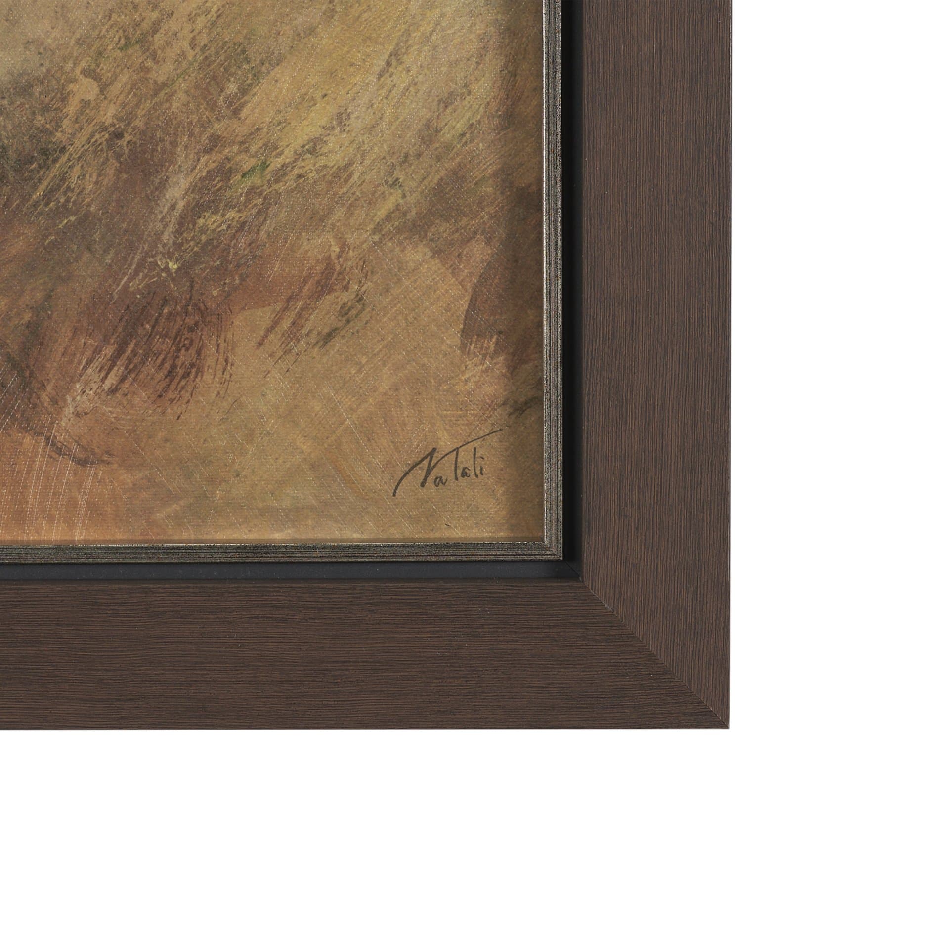 Fragrant Bloom by Mercana Studio Hand-Embellished Textured Framed Artwork Matted — product photograph