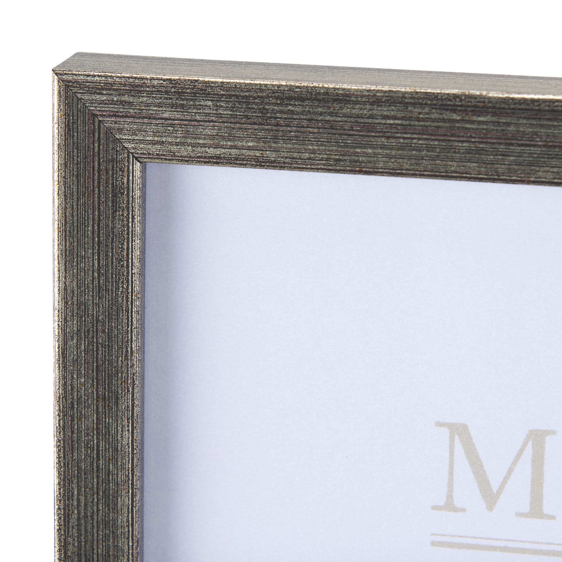 MENU I by Mercana Studio a Hand Embellished Textured Framed Art Print Matted under Glass — product photograph