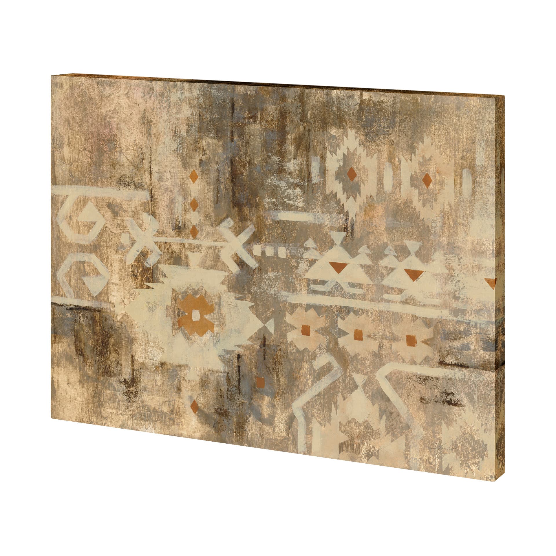 Southwest Design III by Mercana Studio a Hand Embellished Textured Canvas — product photograph