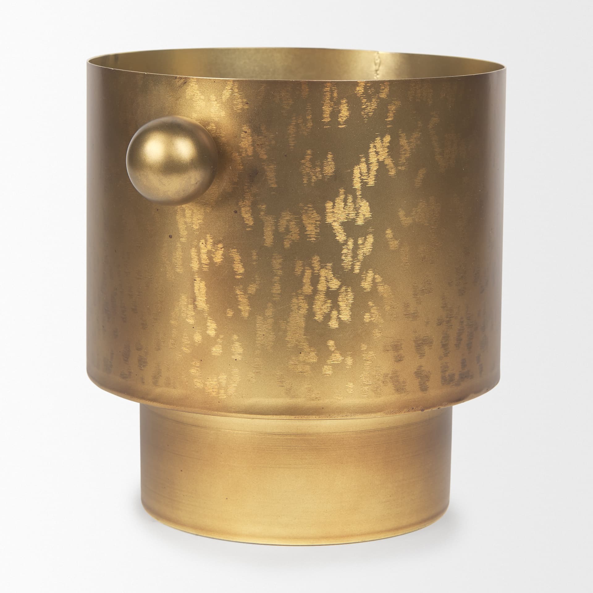 Juno 8.5H Large Gold Iron Vase — product photograph