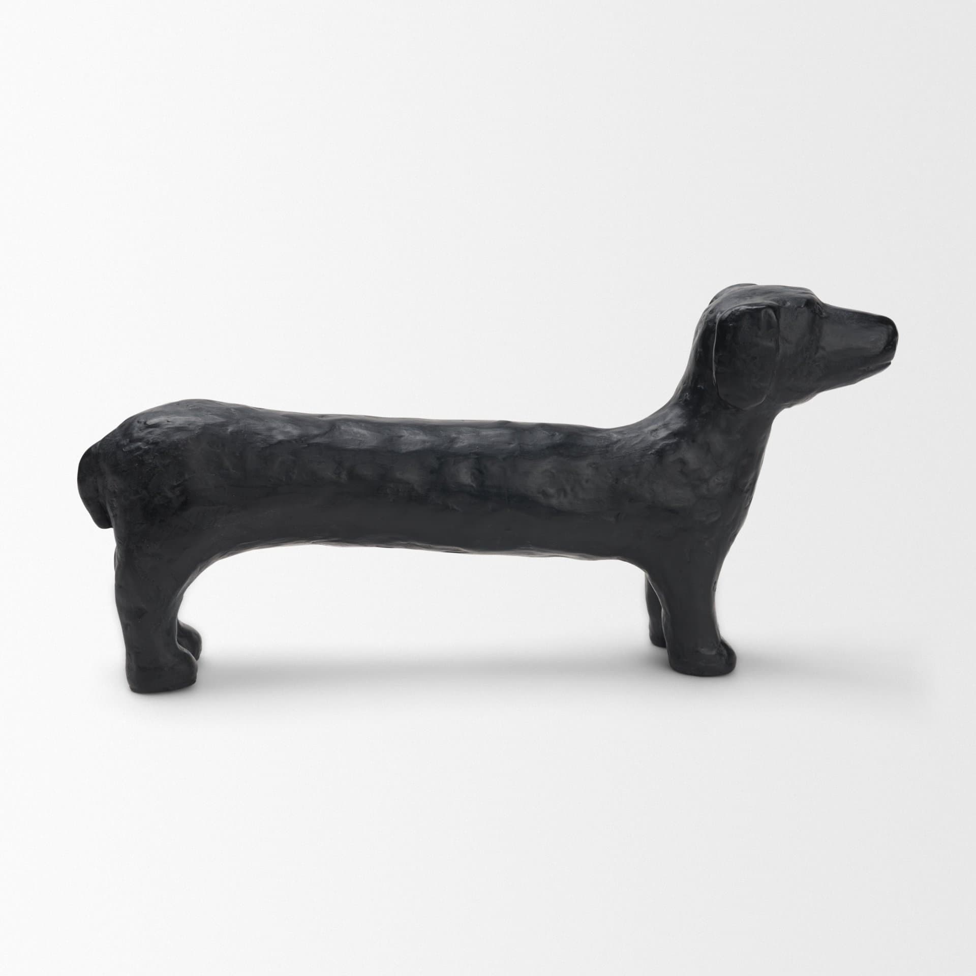 Dash Long Black Metal Dachshund Dog Object — product photograph