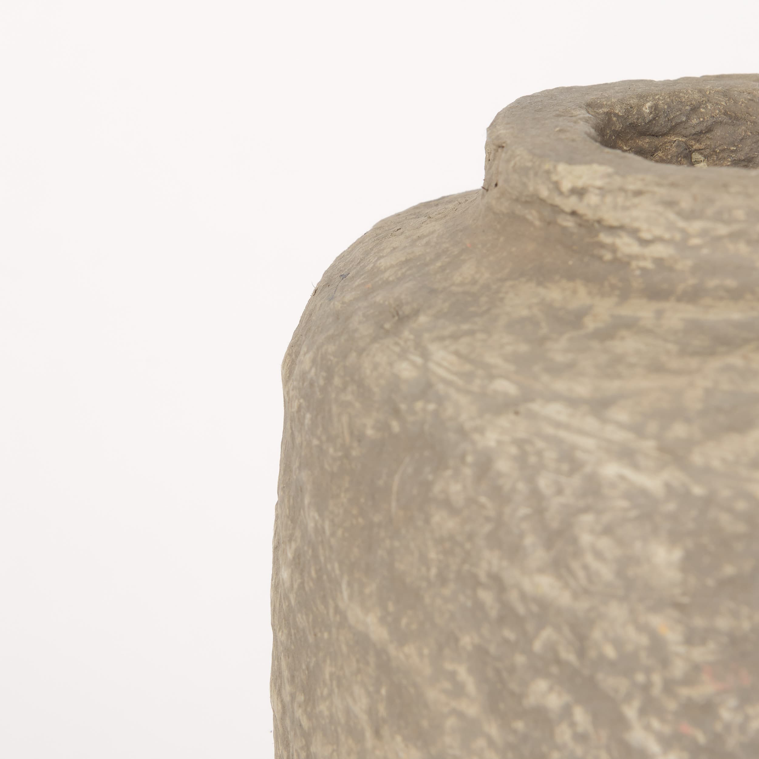 Bala Small Gray Paper Mache Vase — product photograph