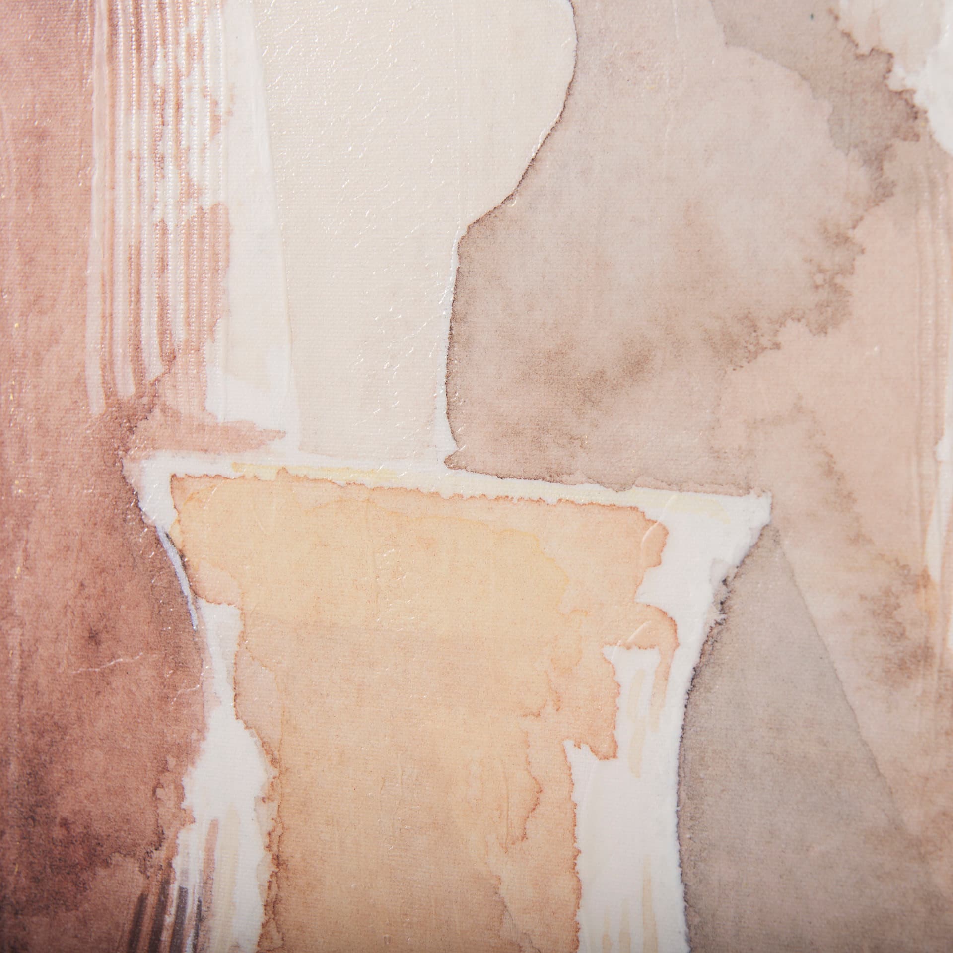 Boho Flowers I by Gabrielle Crawford a Hand Embellished Textured Canvas — product photograph